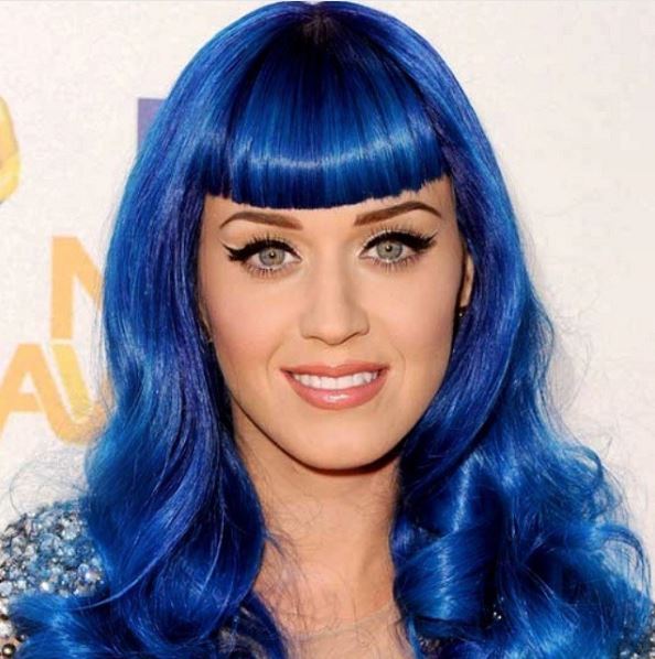 Katy Perry blue hair