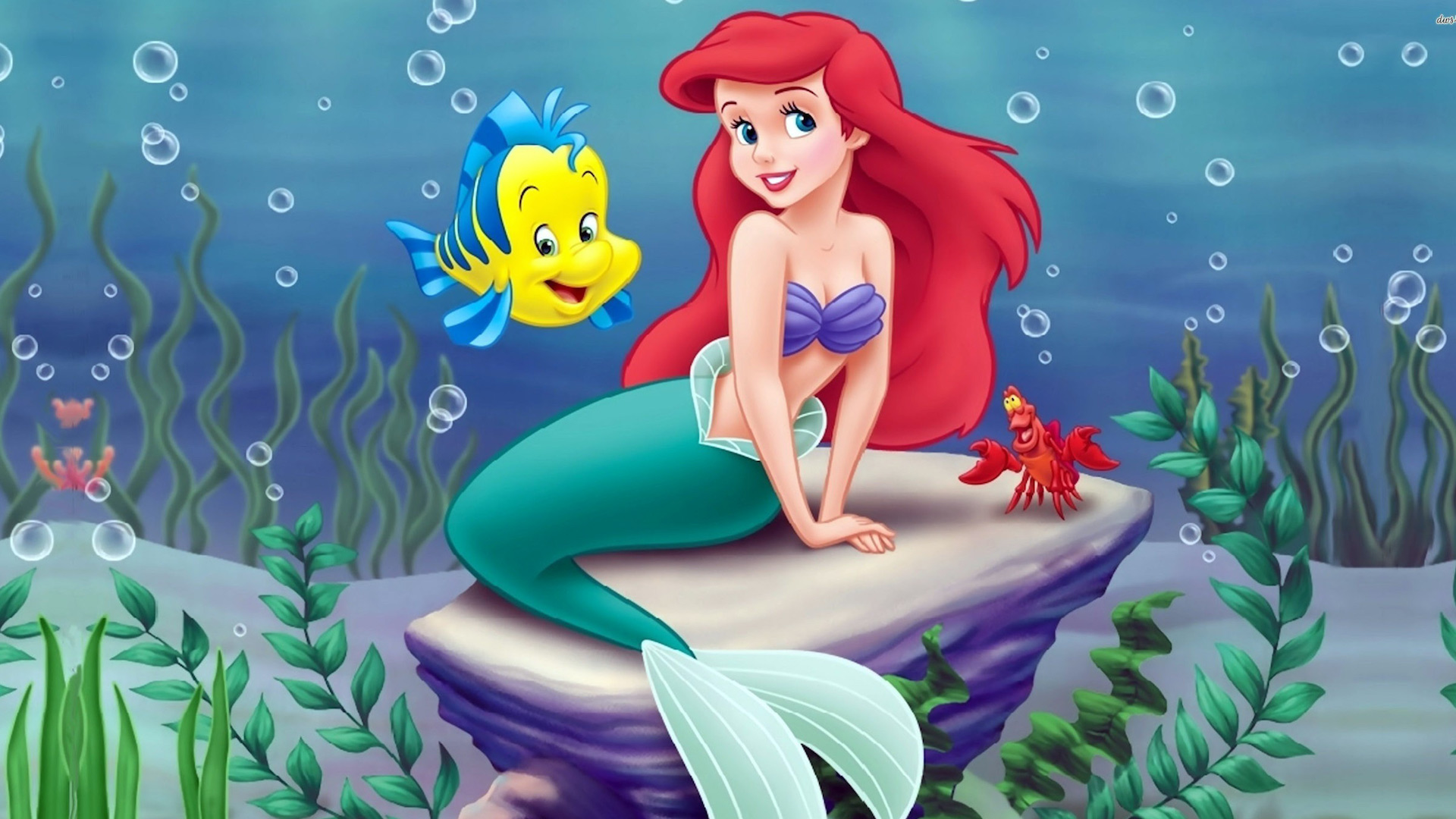 A scene from The Little Mermaid
