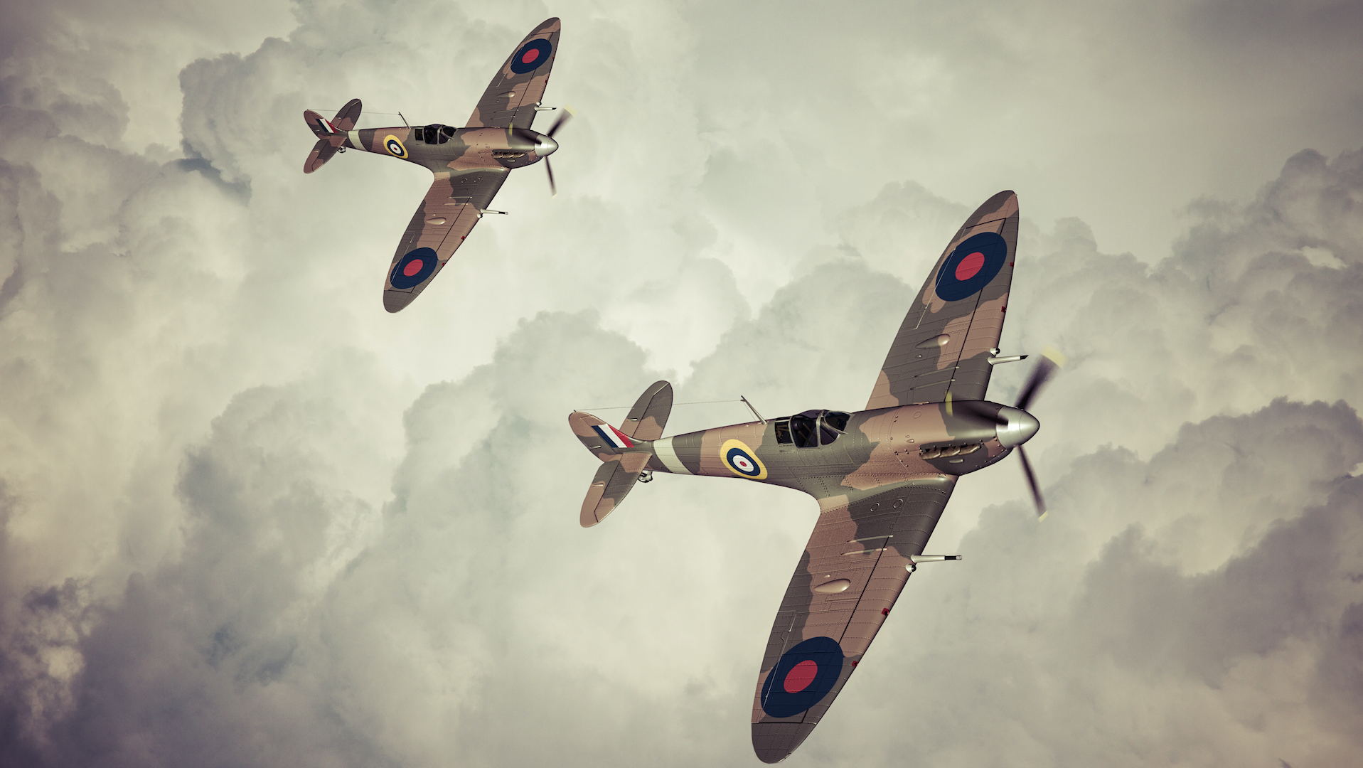 RAF Spitfire fighter planes