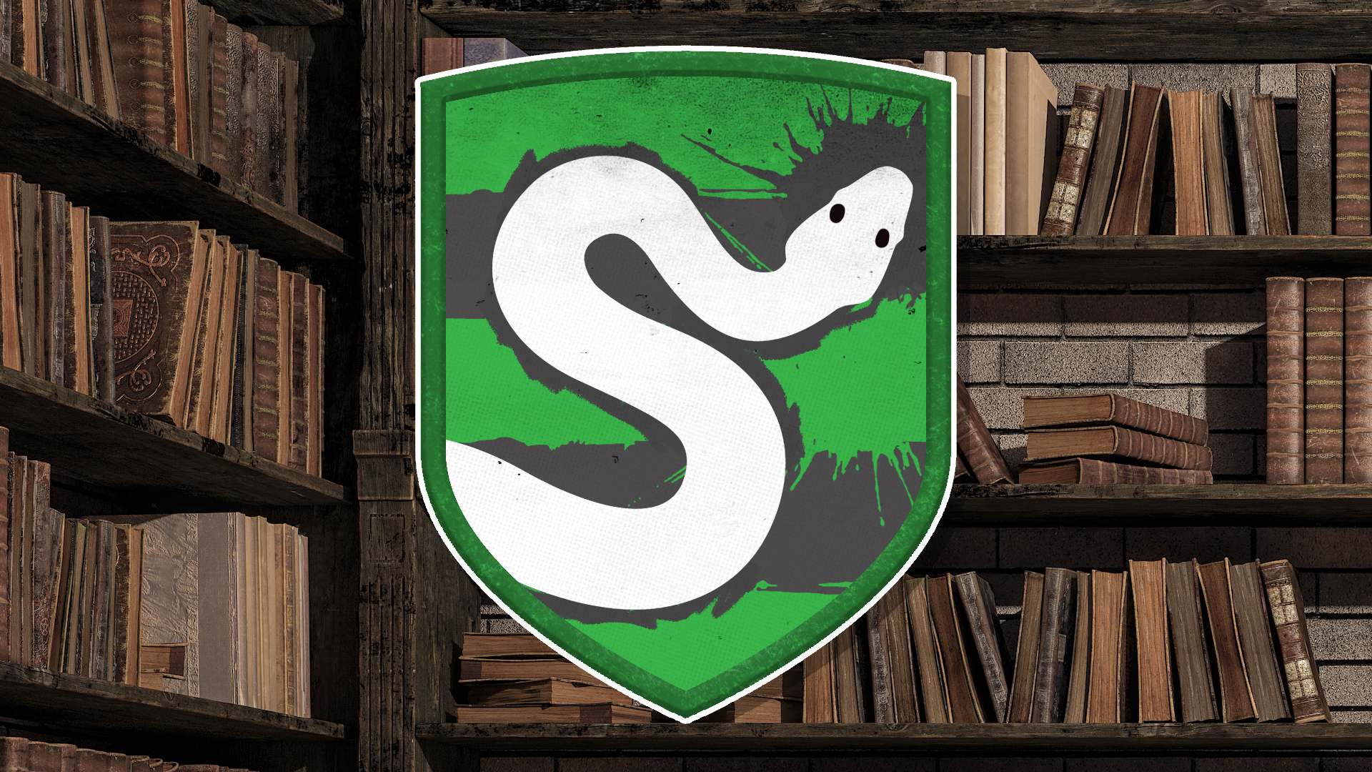 The Slytherin badge