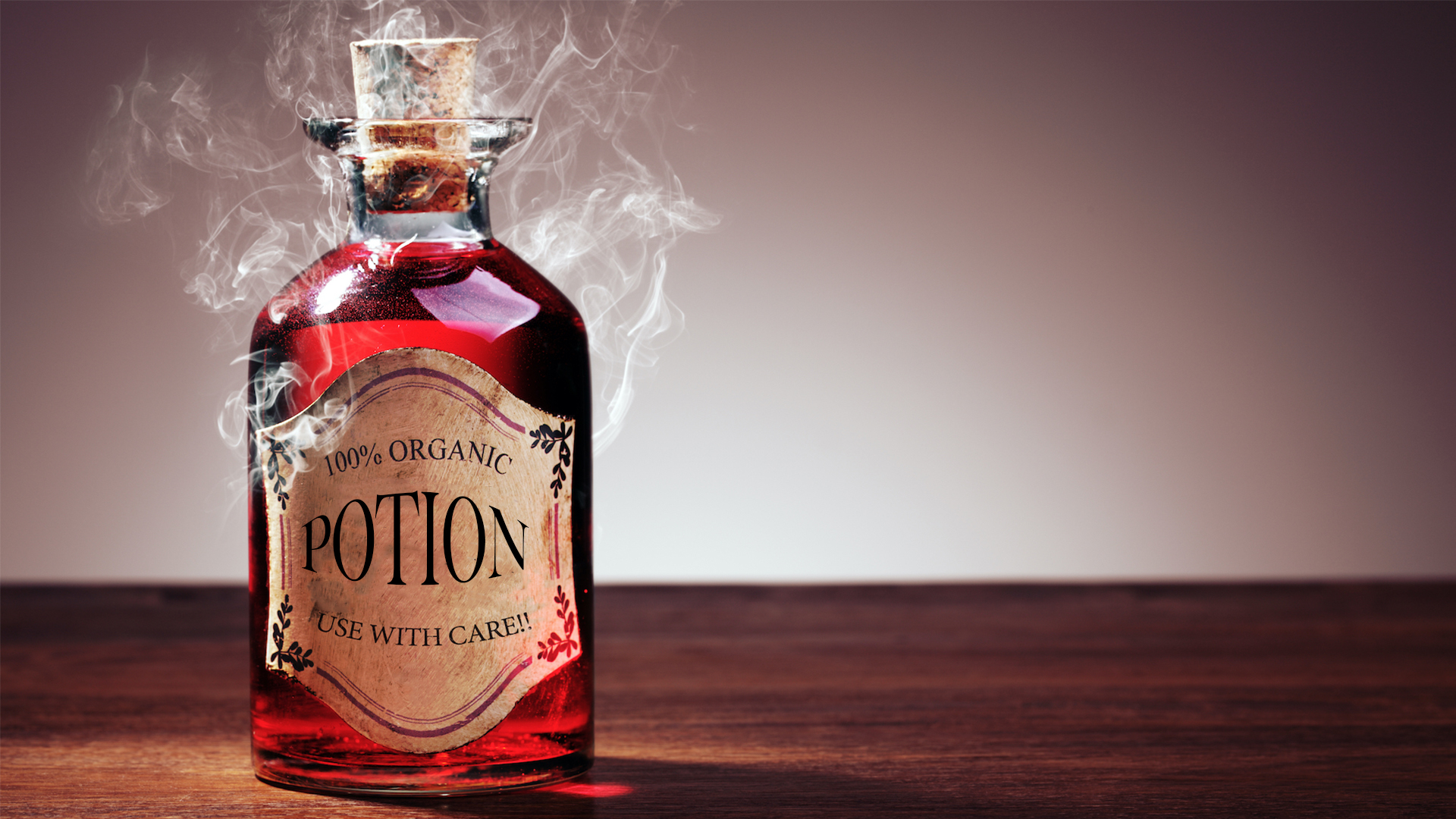 A bottle of fancy potion