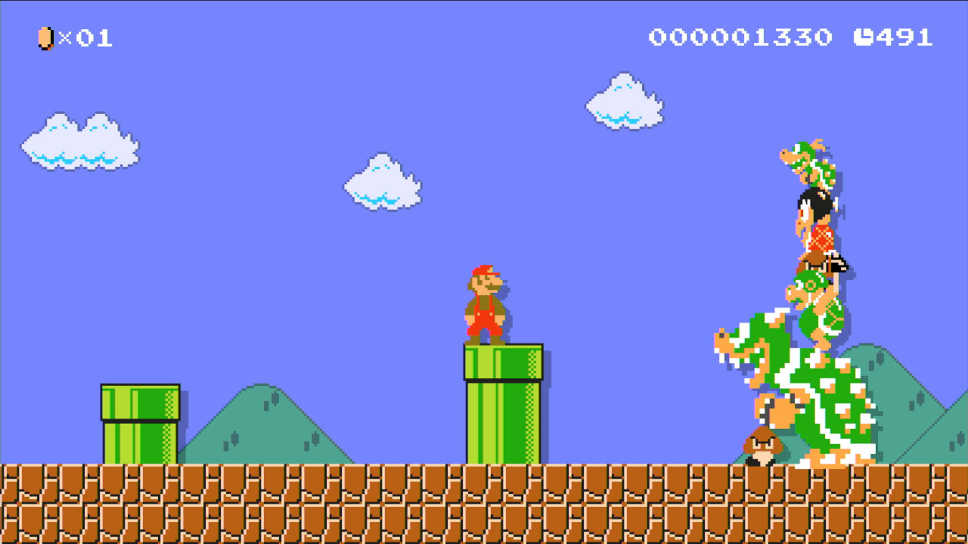 A Super Mario screen shot