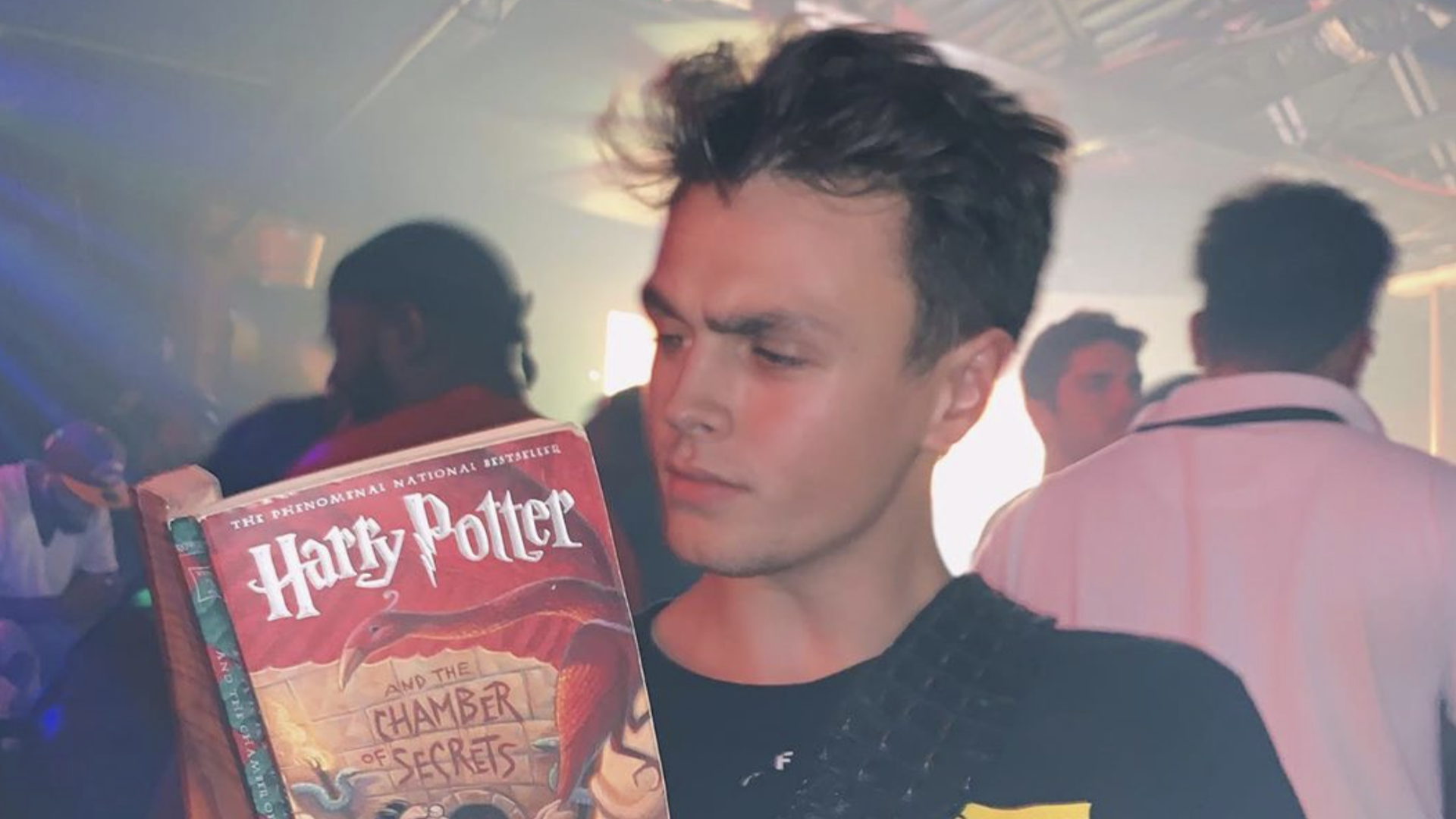 Jonah reads Harry Potter and the Chamber of Secrets
