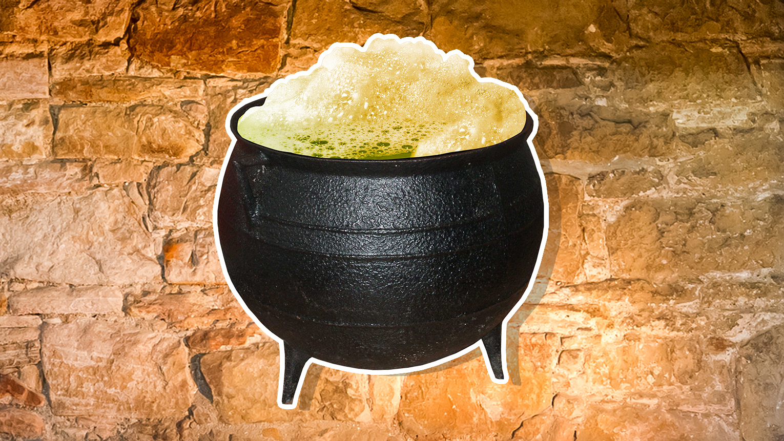 Bubbling cauldron