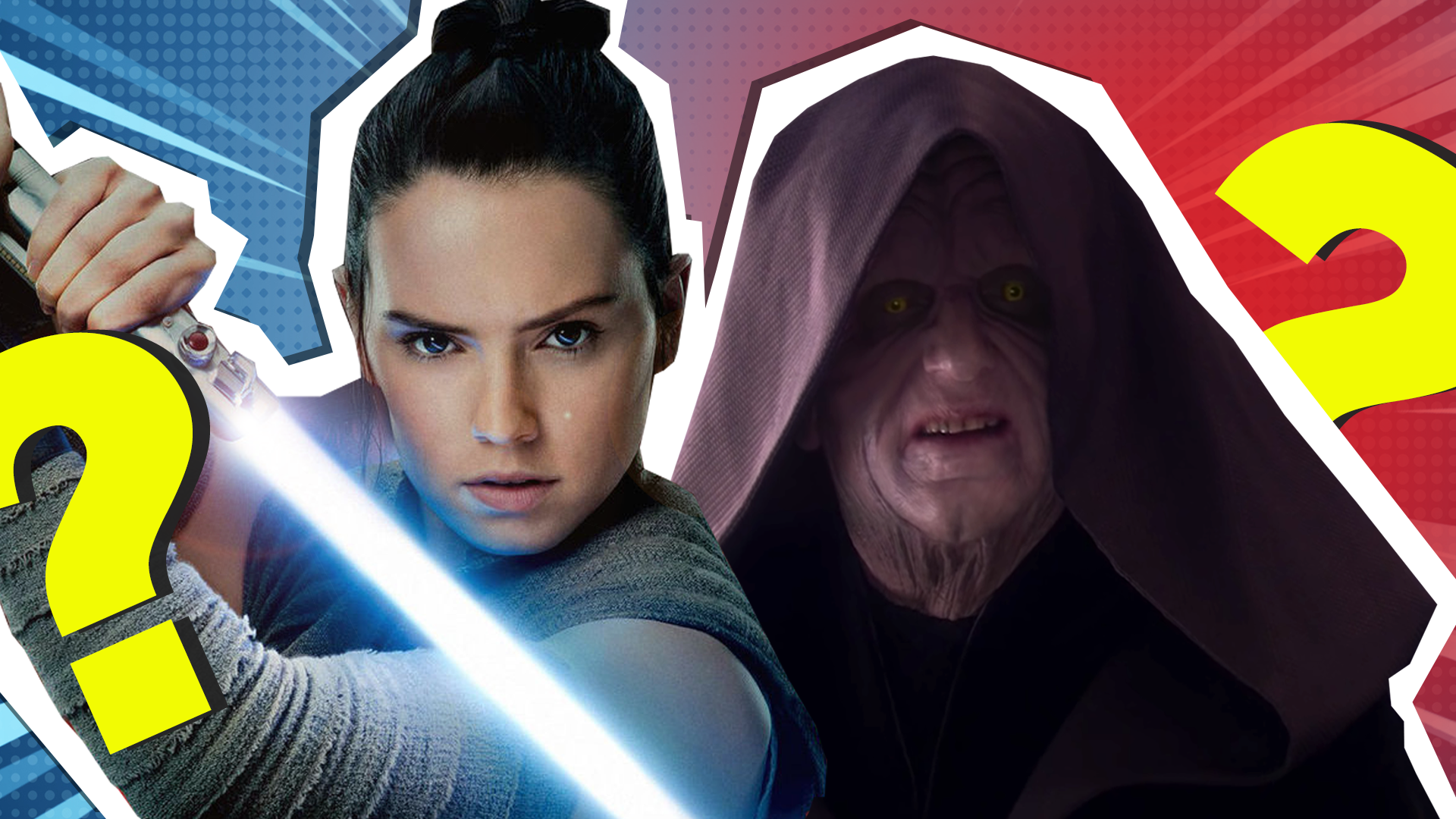 Rey and Emperor Palpatine