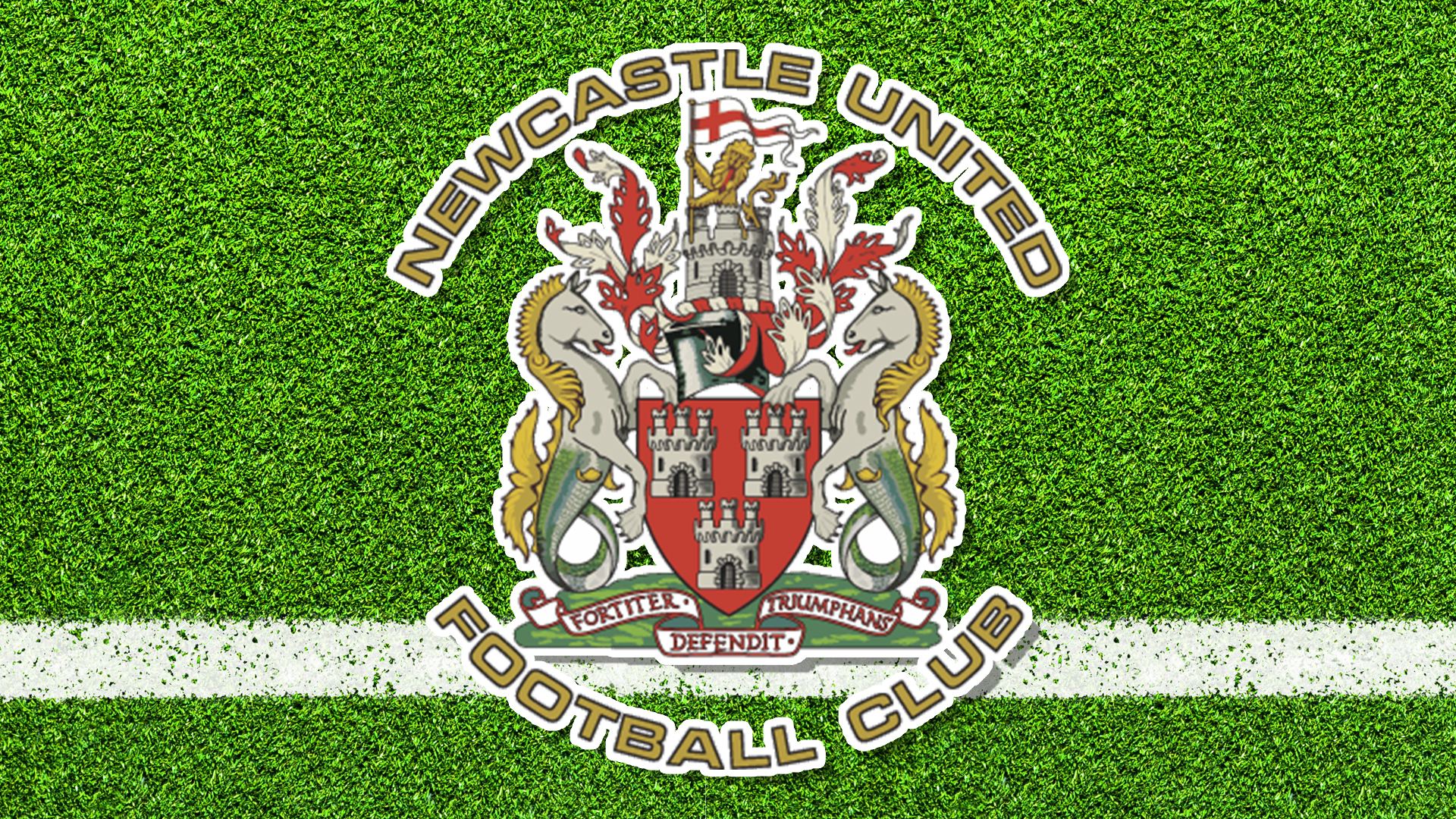 A Newcastle United club badge