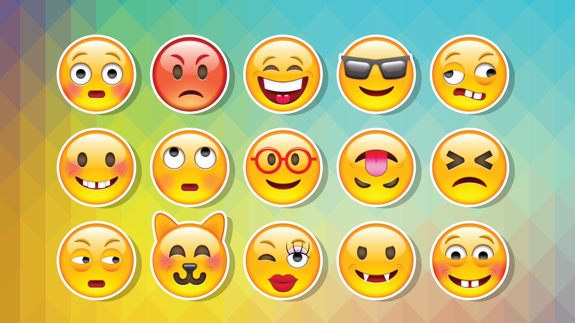 A selection of emojis