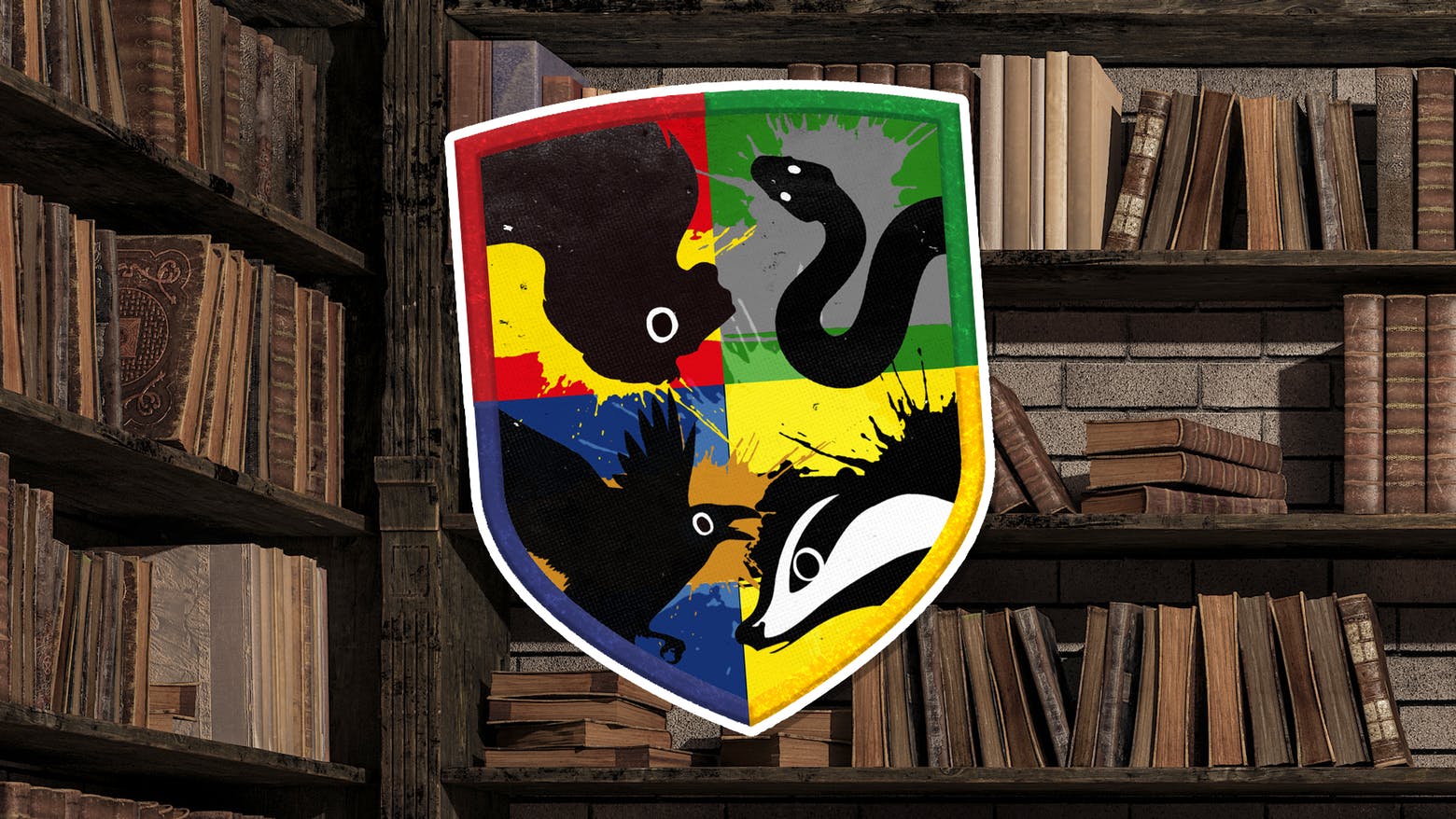 Hogwarts house badges 