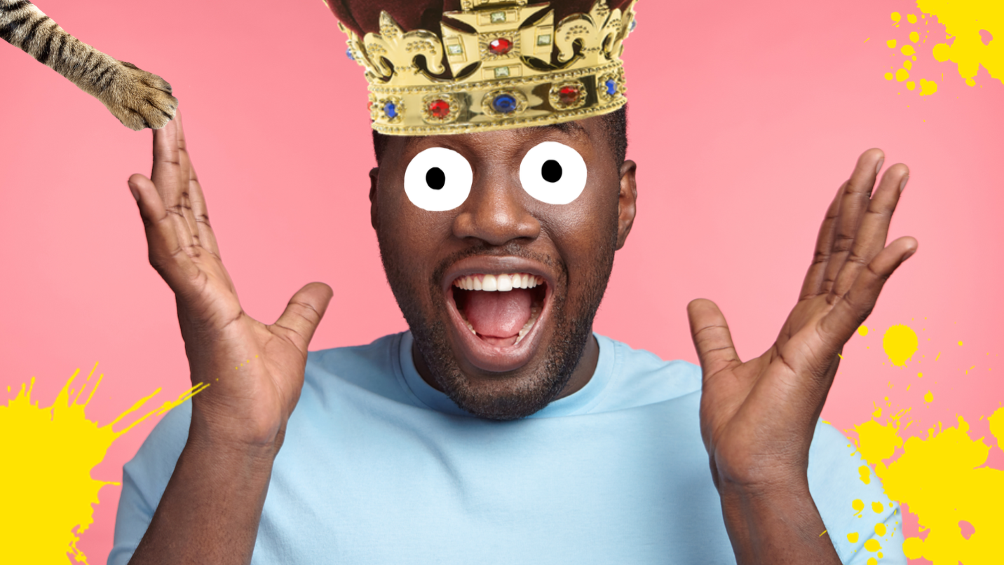 A surprised king