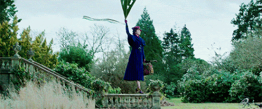 A scene from Mary Poppins Returns