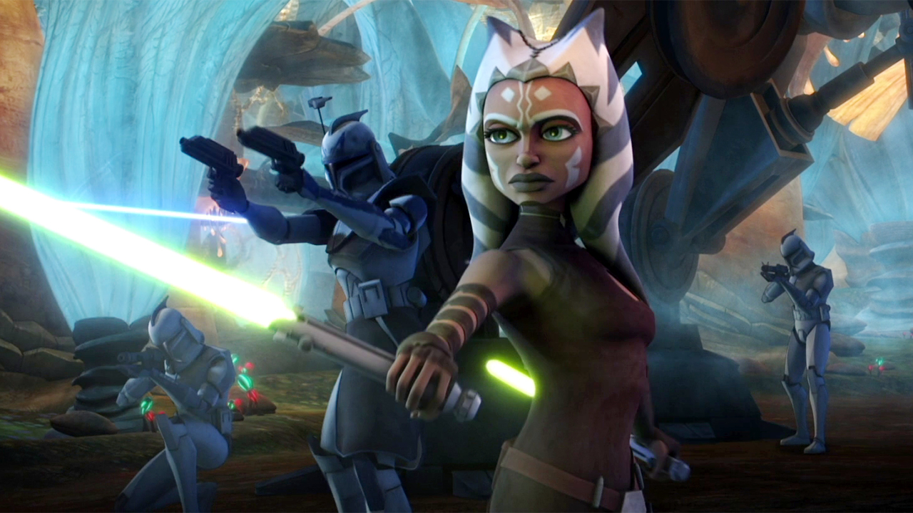 A scene from Star Wars: The Clone Wars