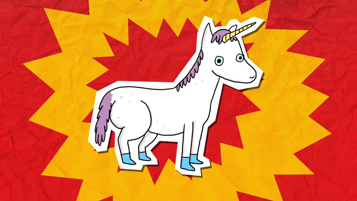 a cool unicorn