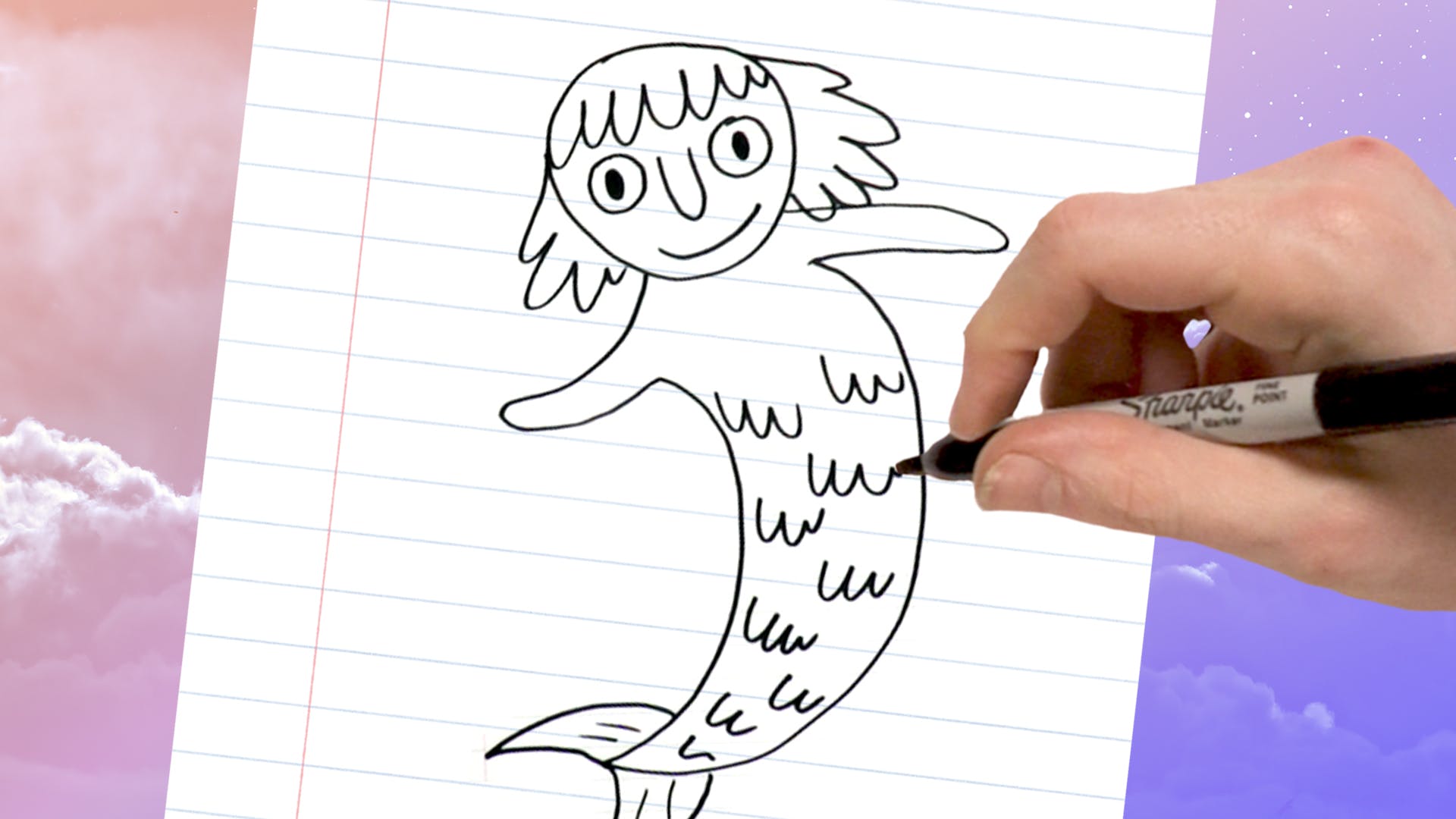 Quick Draw a mermaid