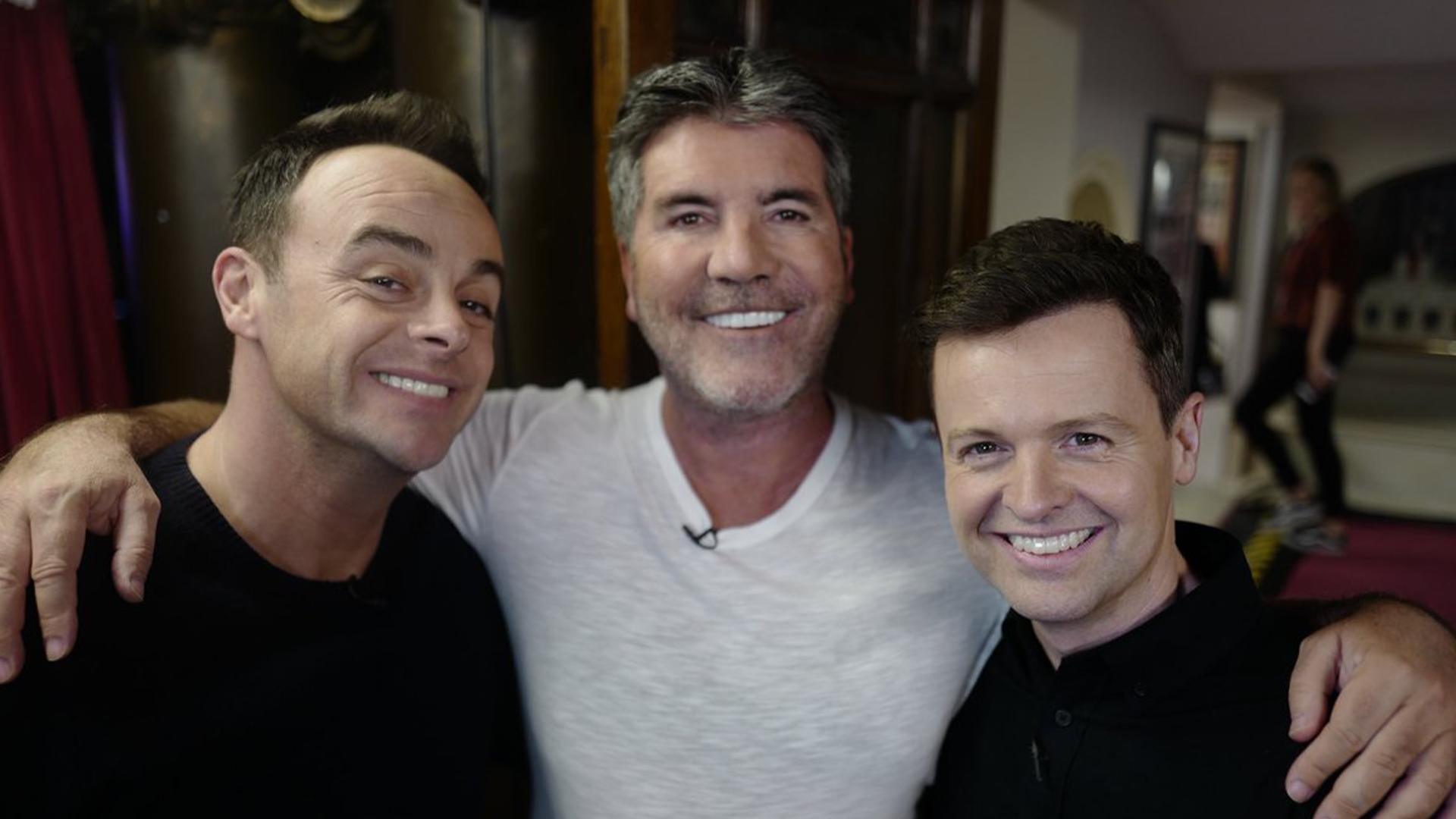 Simon Cowell with Ant and Dec