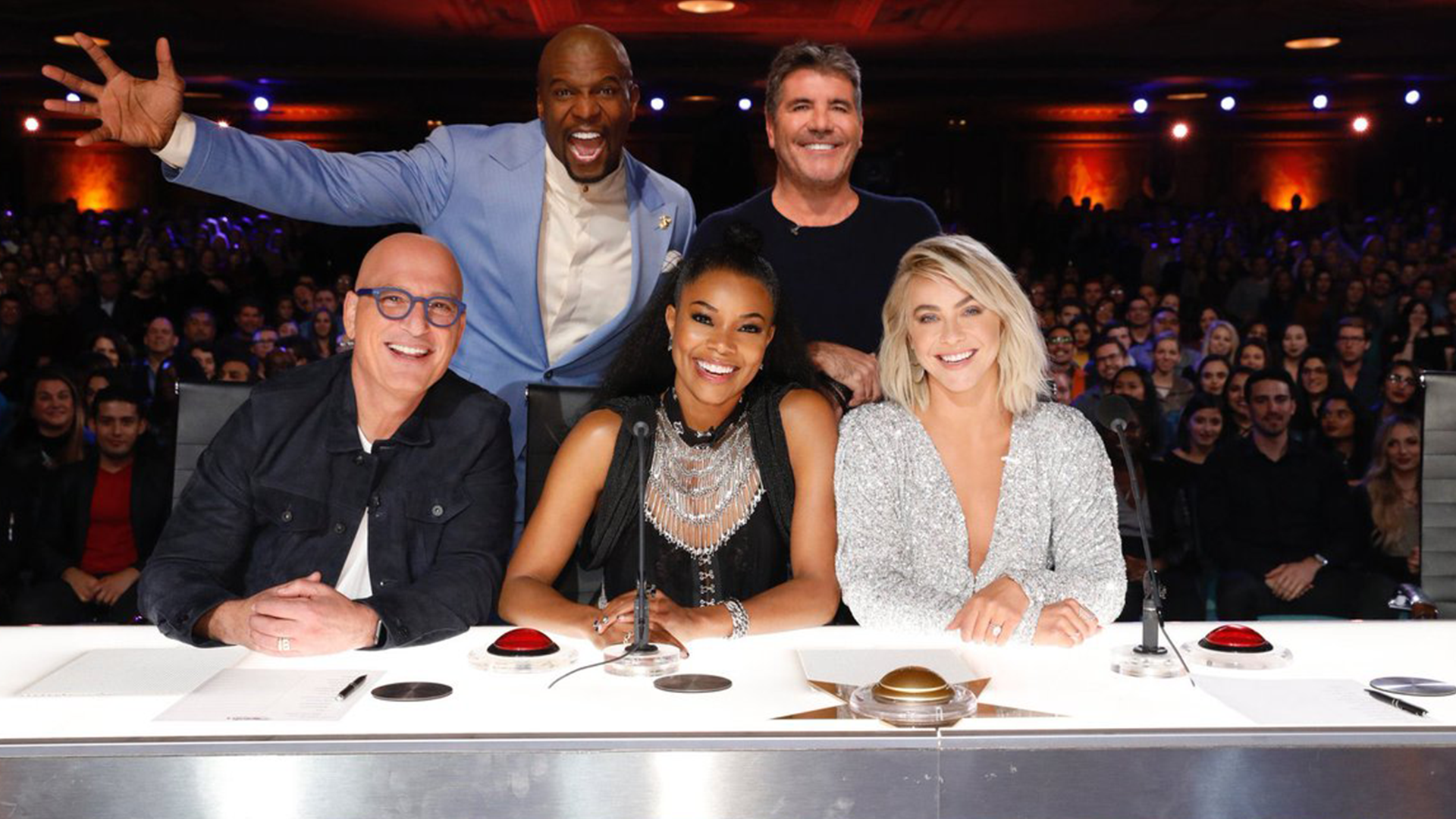 Simon Cowell with AGT judges