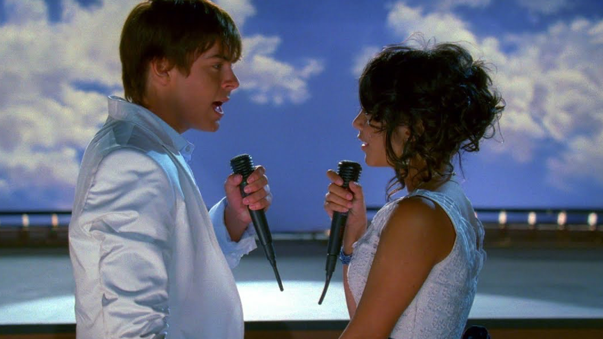Troy and Gabriella in High School Musical 2