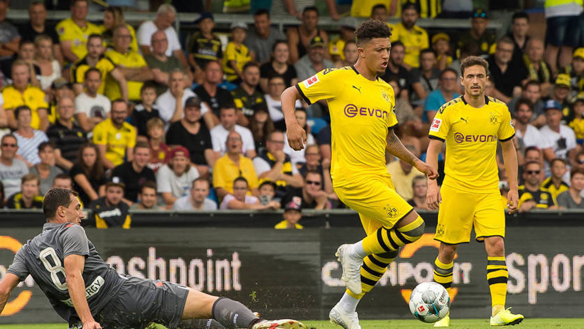 Jadon Sancho during his time playing for BVB