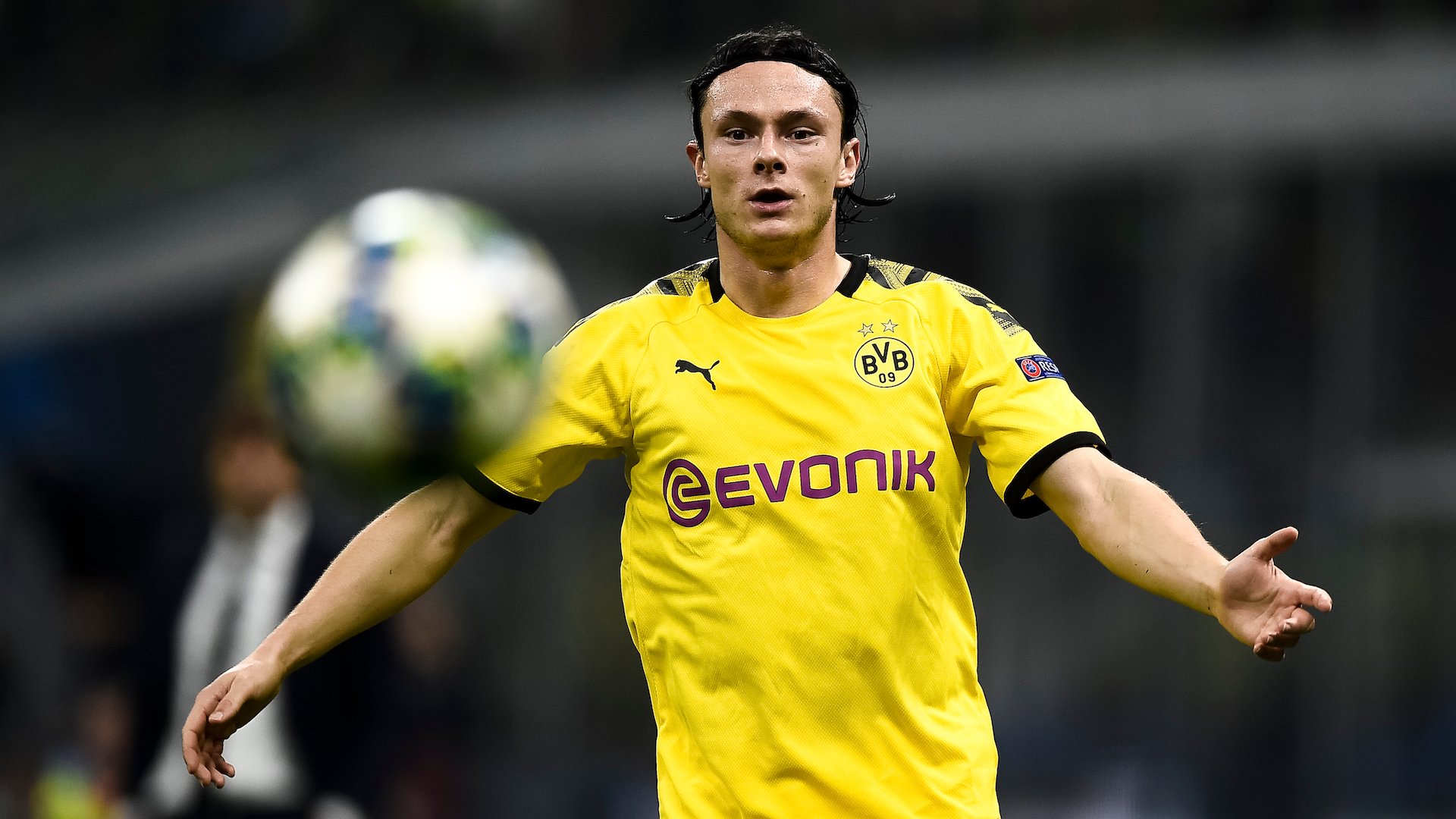 Nico Schulz of Borussia Dortmund