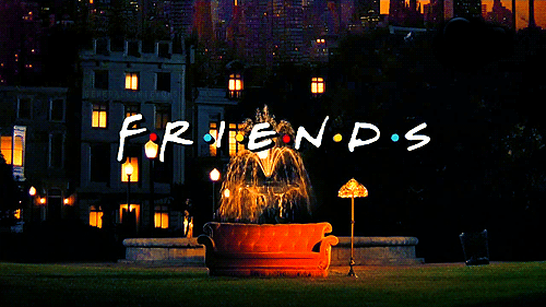 Friends opening credits GIF