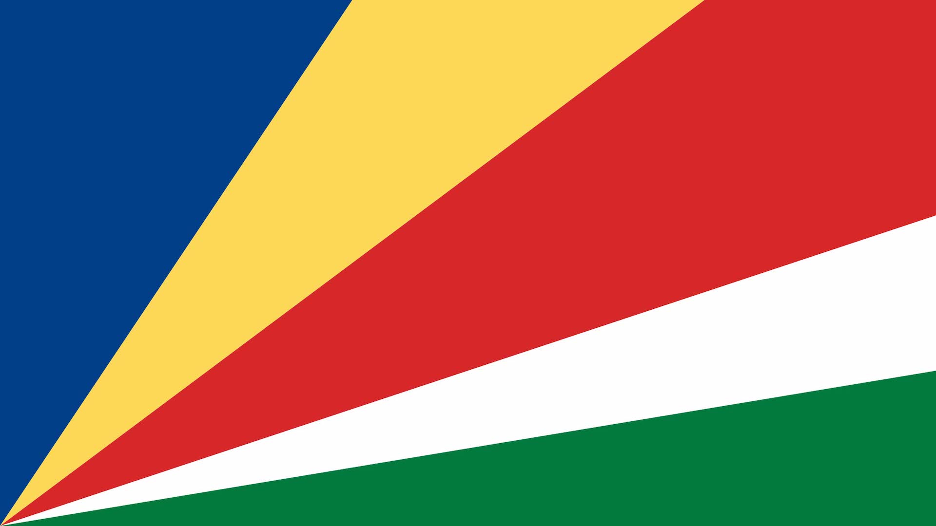 A five-colour flag