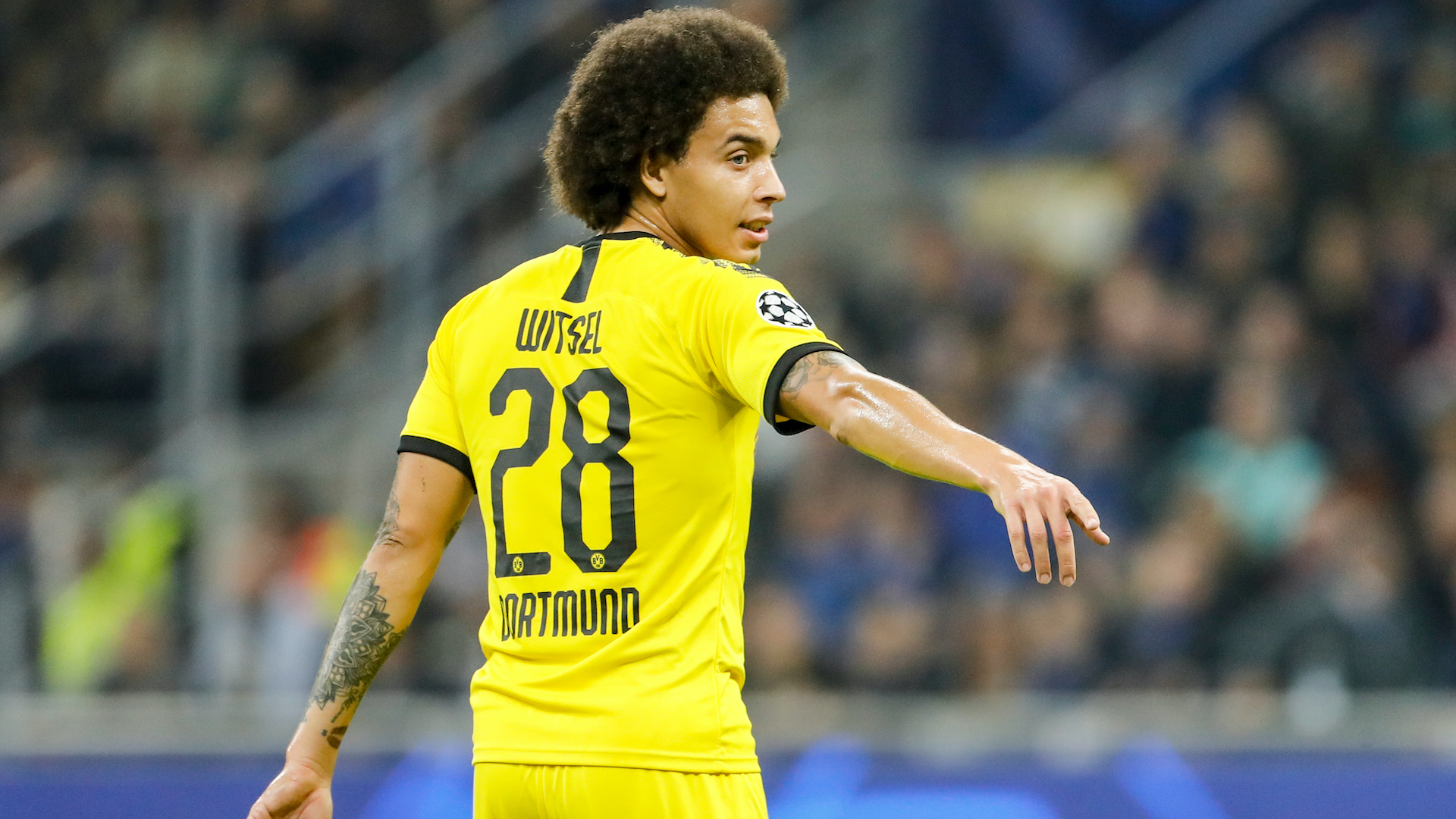 Axel Witsel playing for Borussia Dortmund