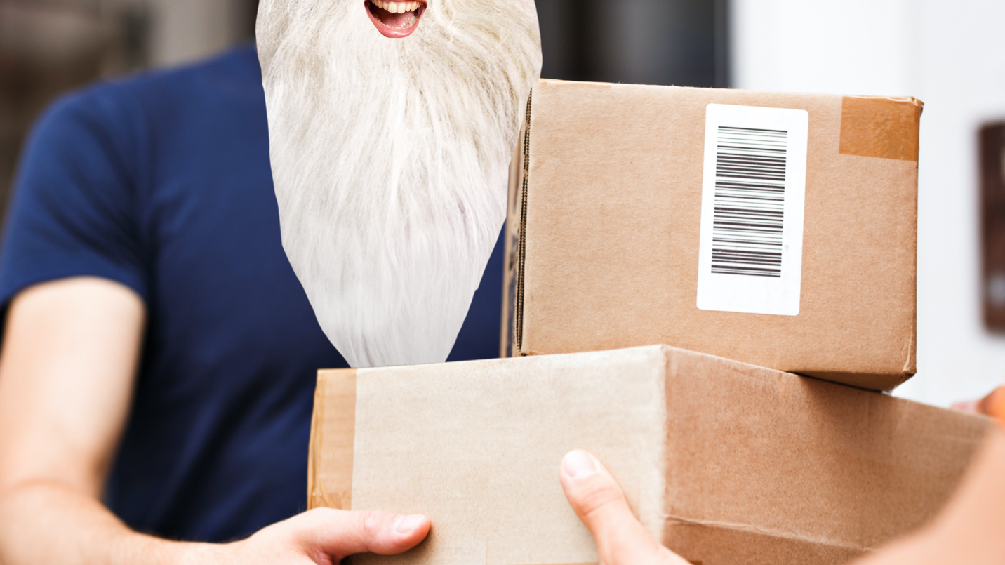 Dumbledore accepts a delivery