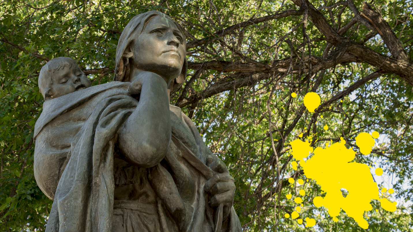 Sacagawea statue 