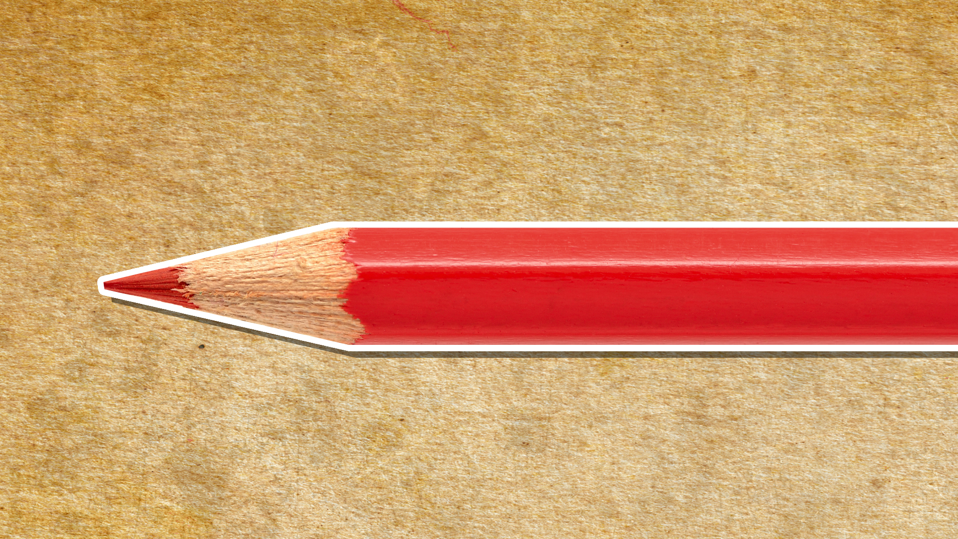 A red pencil 