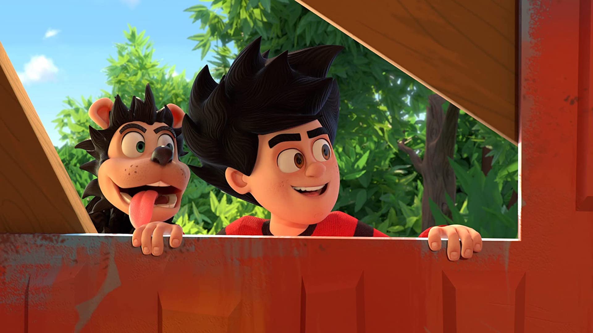 A scene from Dennis & Gnasher: Unleashed!