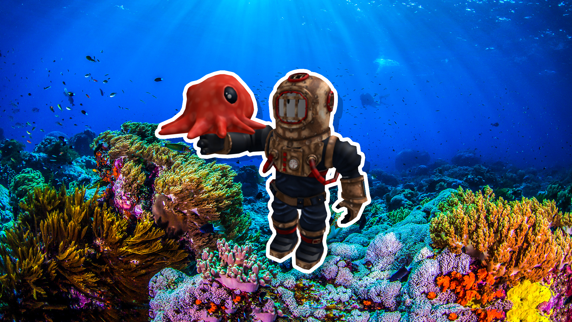 A deep sea diver