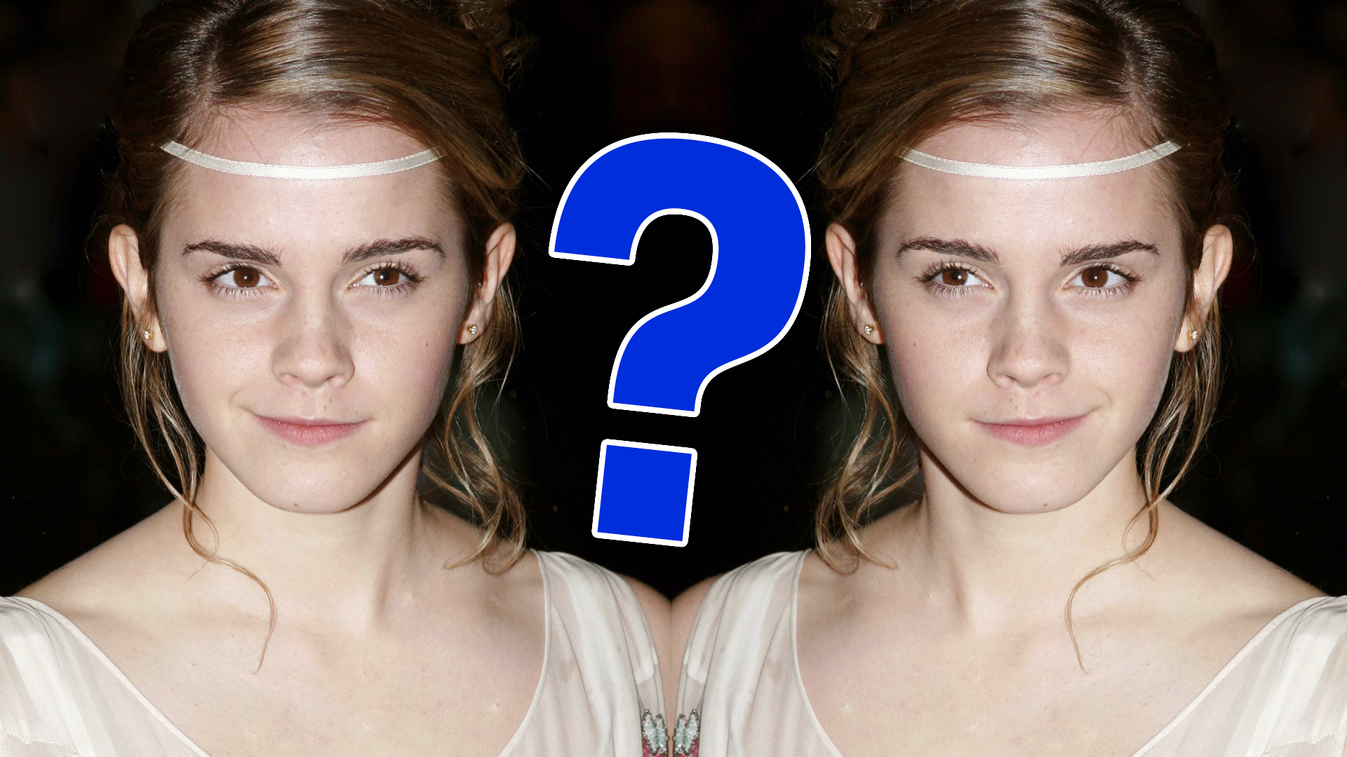 Emma Watson and her twin sister?