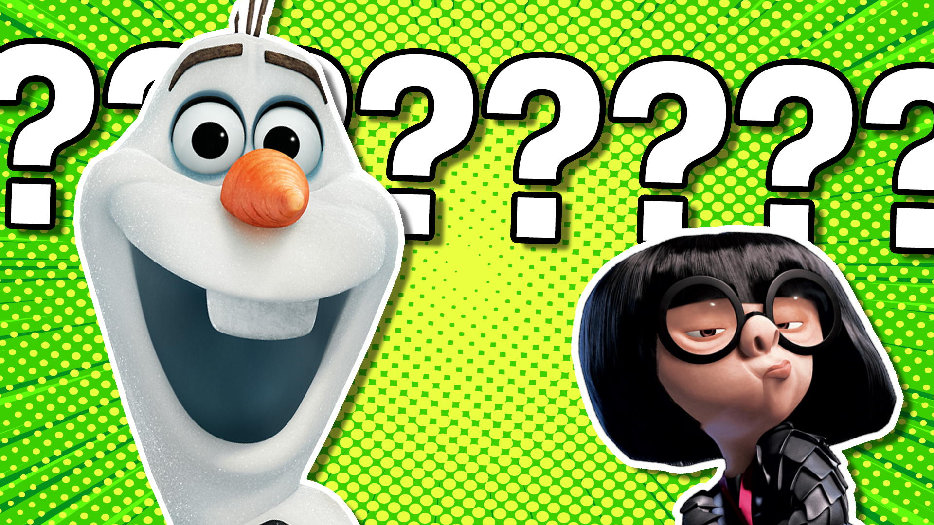 Olaf and Edna Mode
