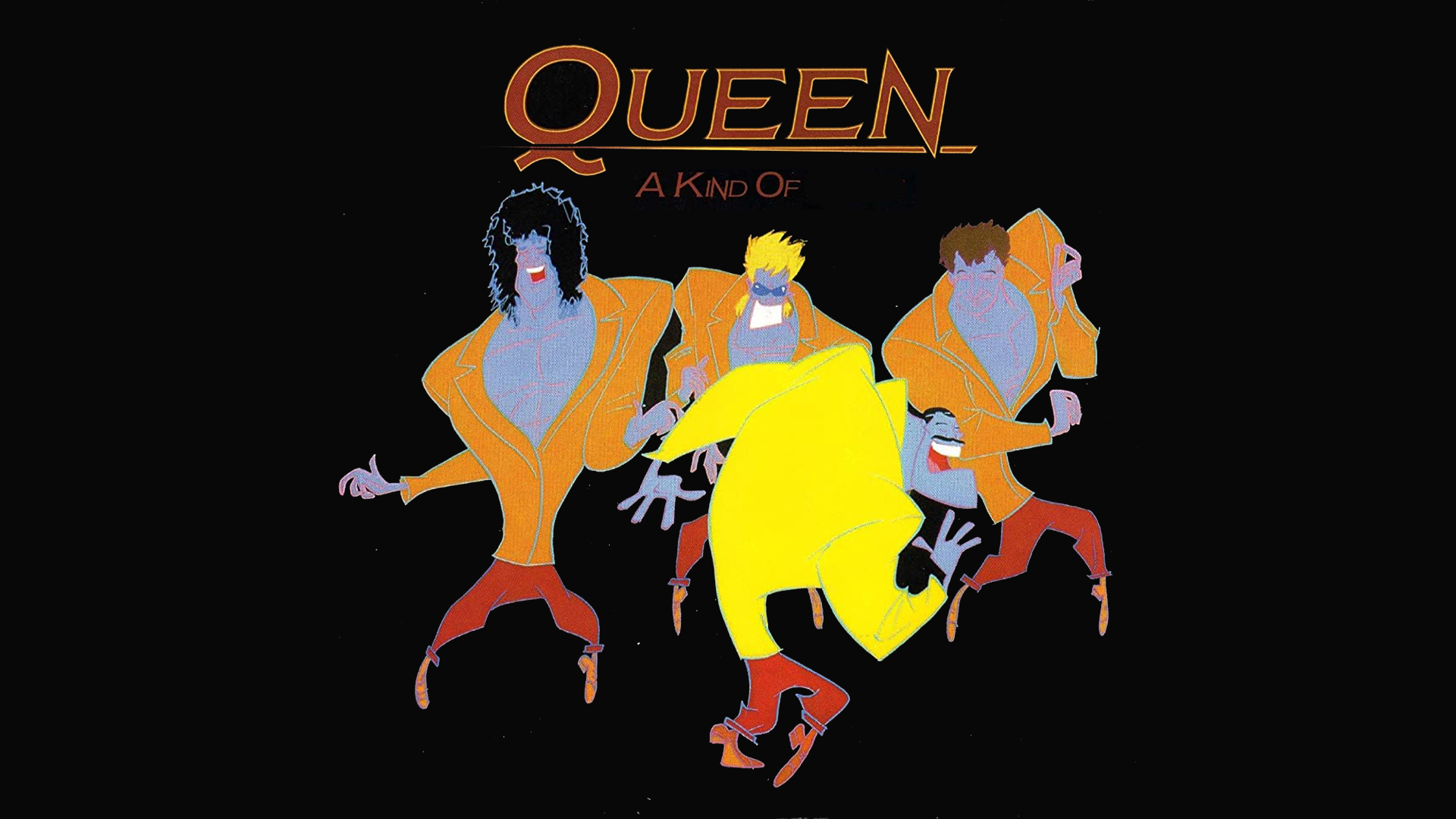 Queen artwork for a 1986 hit single