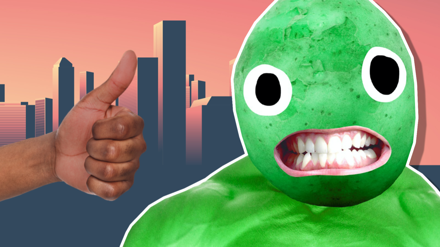 A city thanks the Hulk