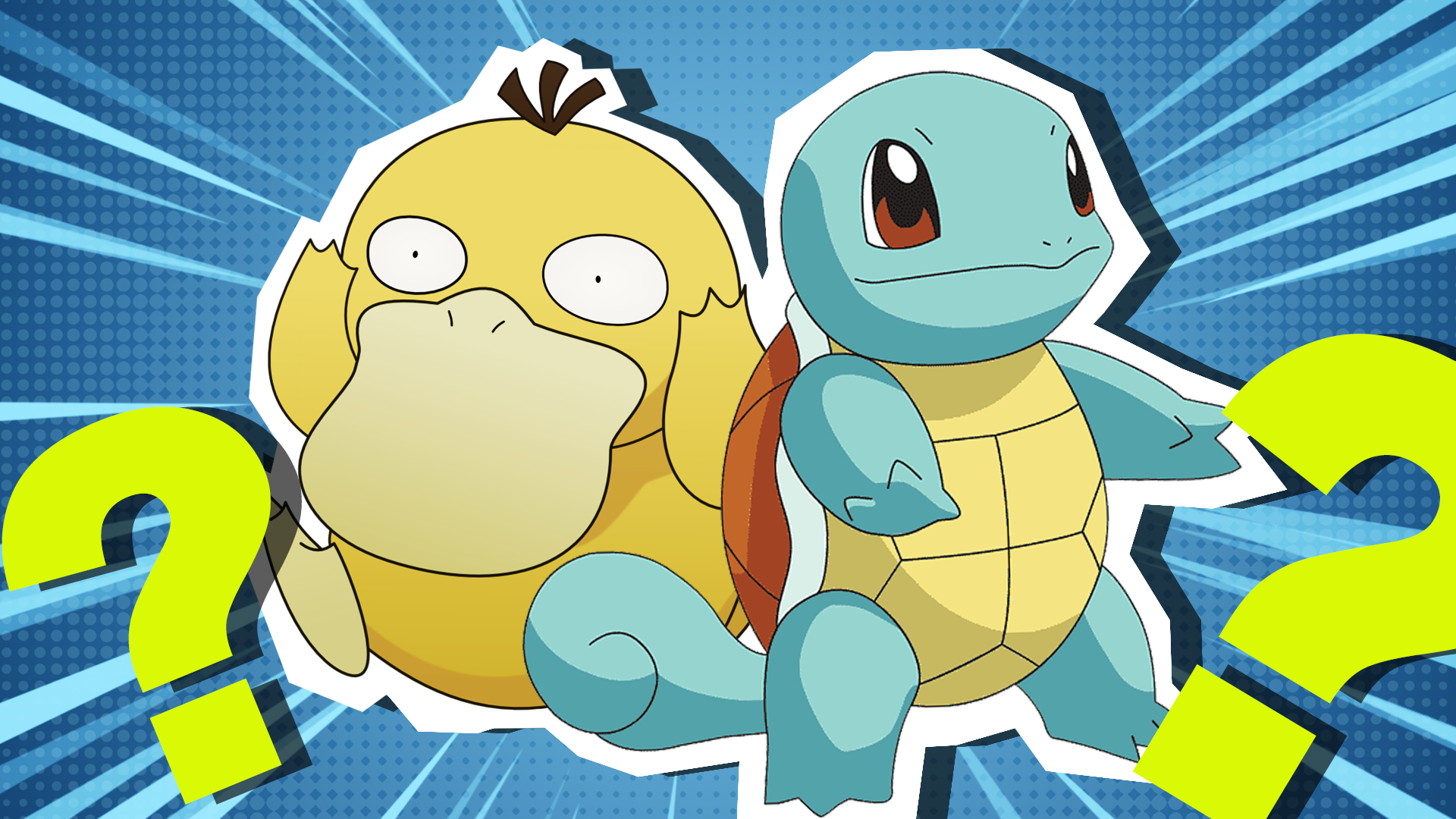 Squirtle and Psyduck Pokemon