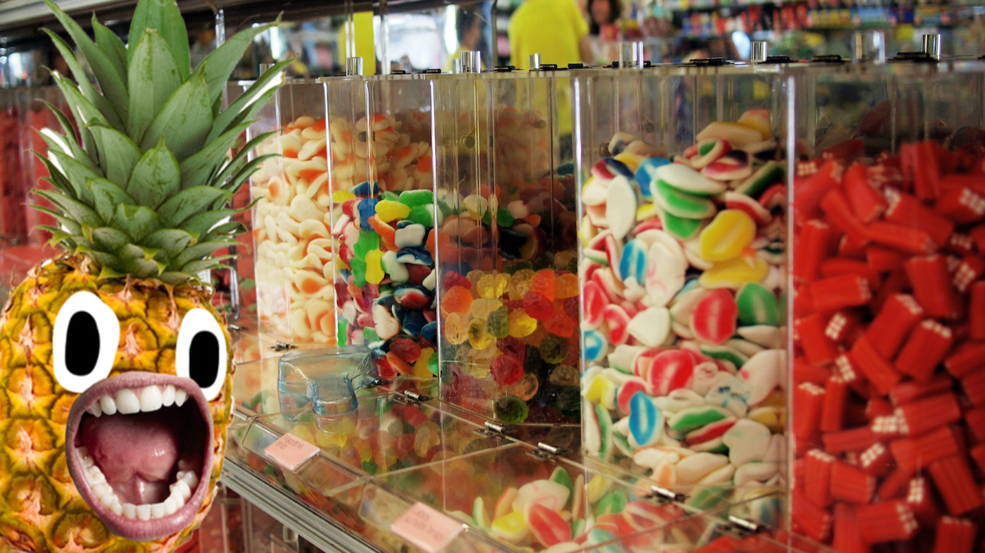 jars of sweets