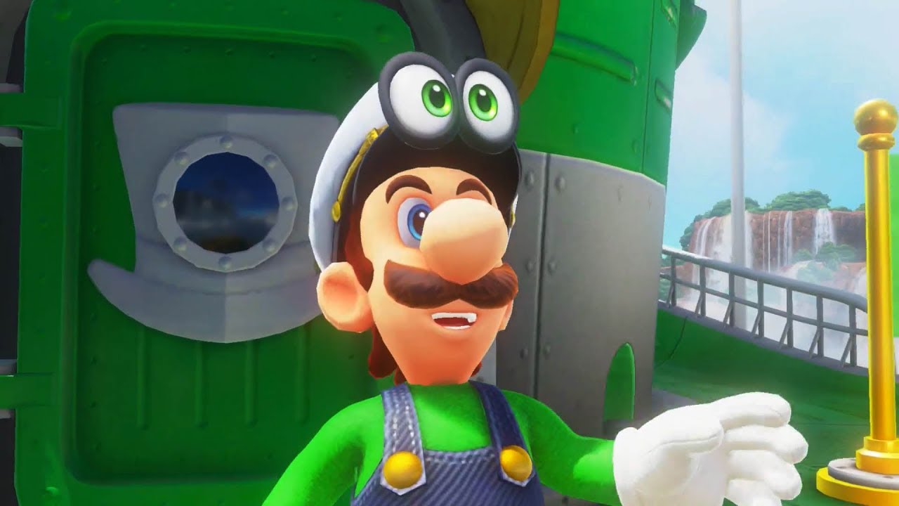 Luigi in Super Mario Odyssey 