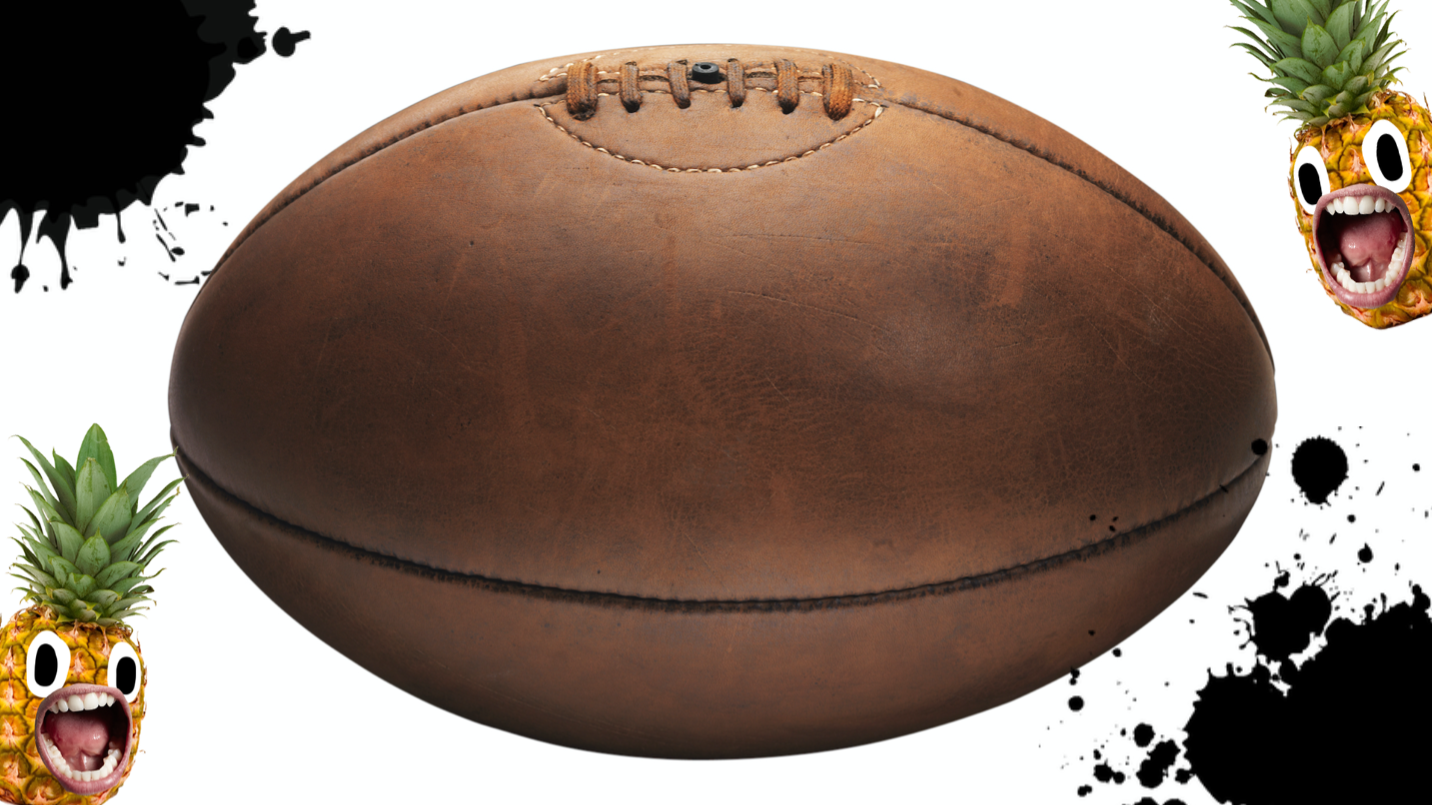 An old rugby ball