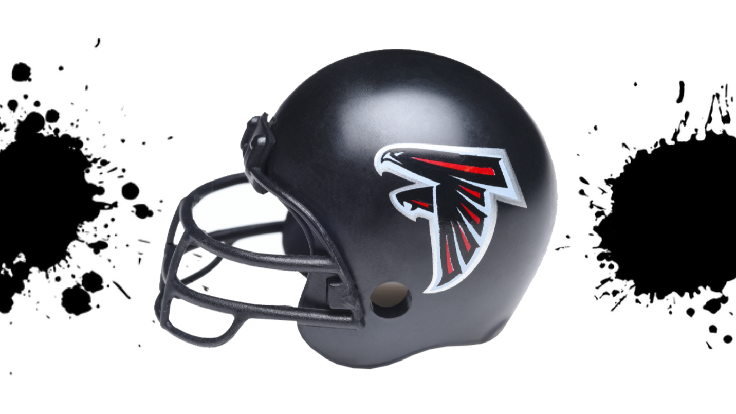 An American football helmet
