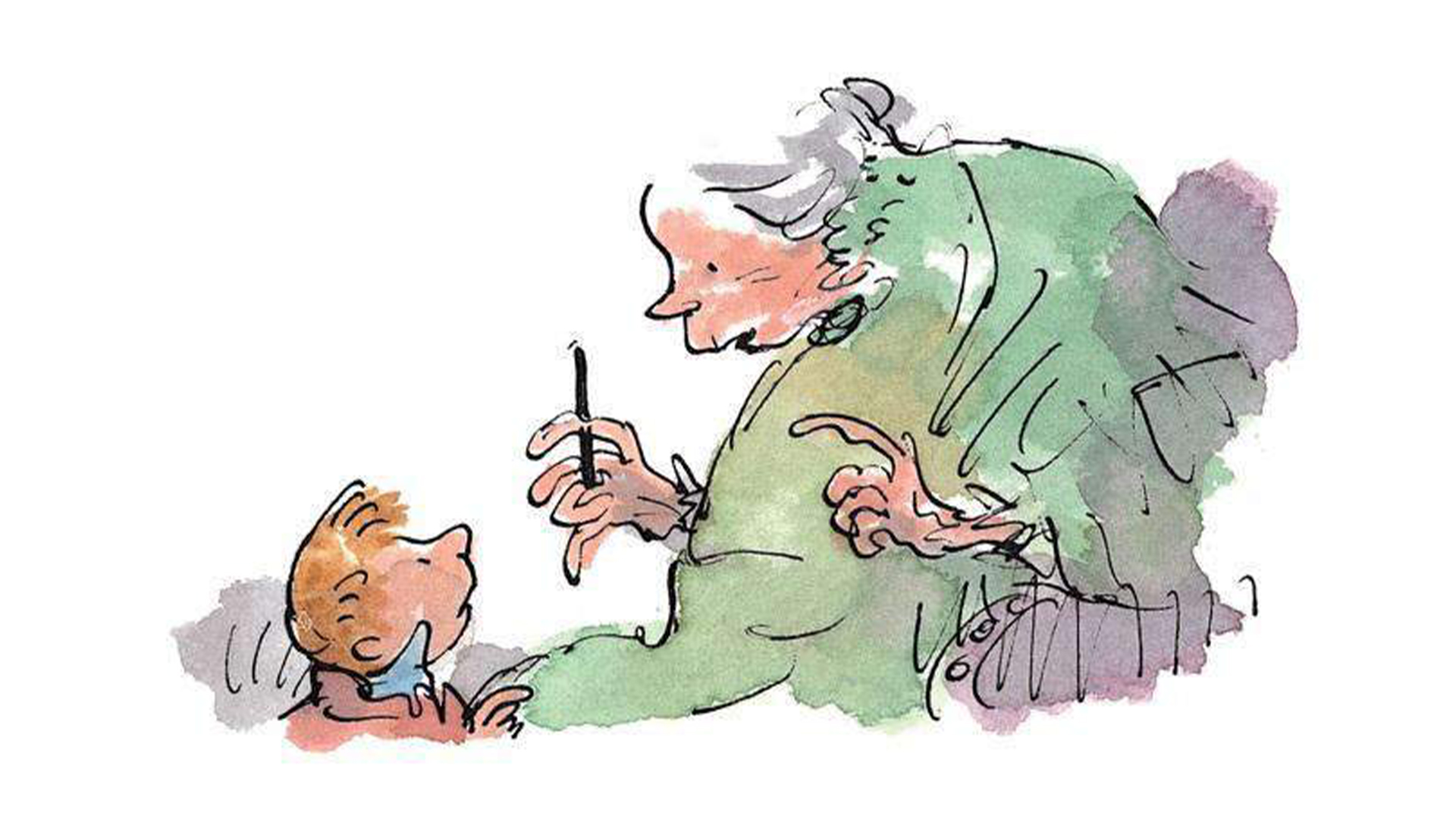 The Witches illustration by Quentin Blake