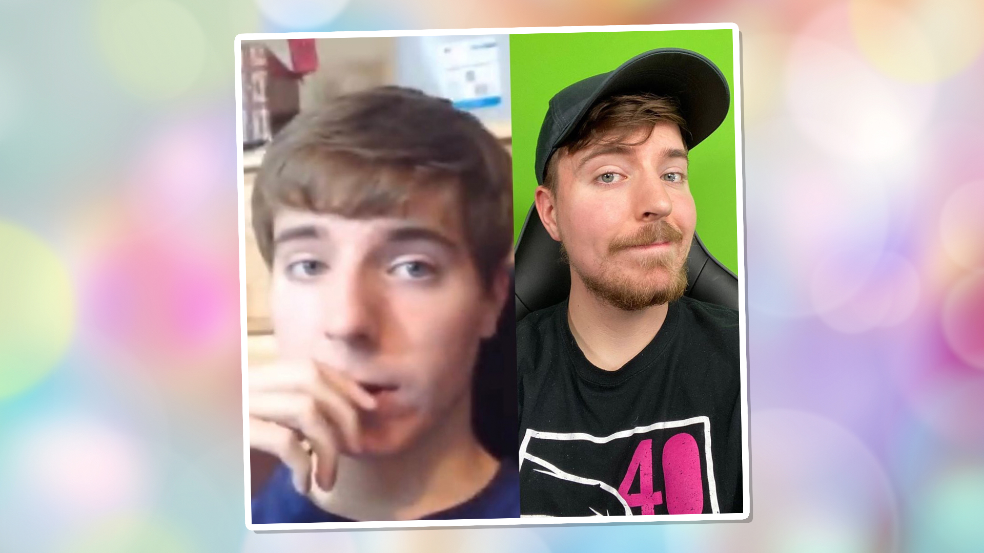MrBeast then and now