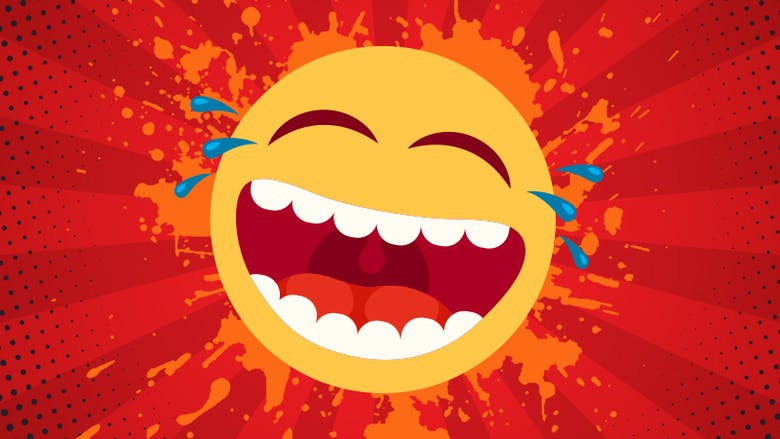 Cry-laughing emoji