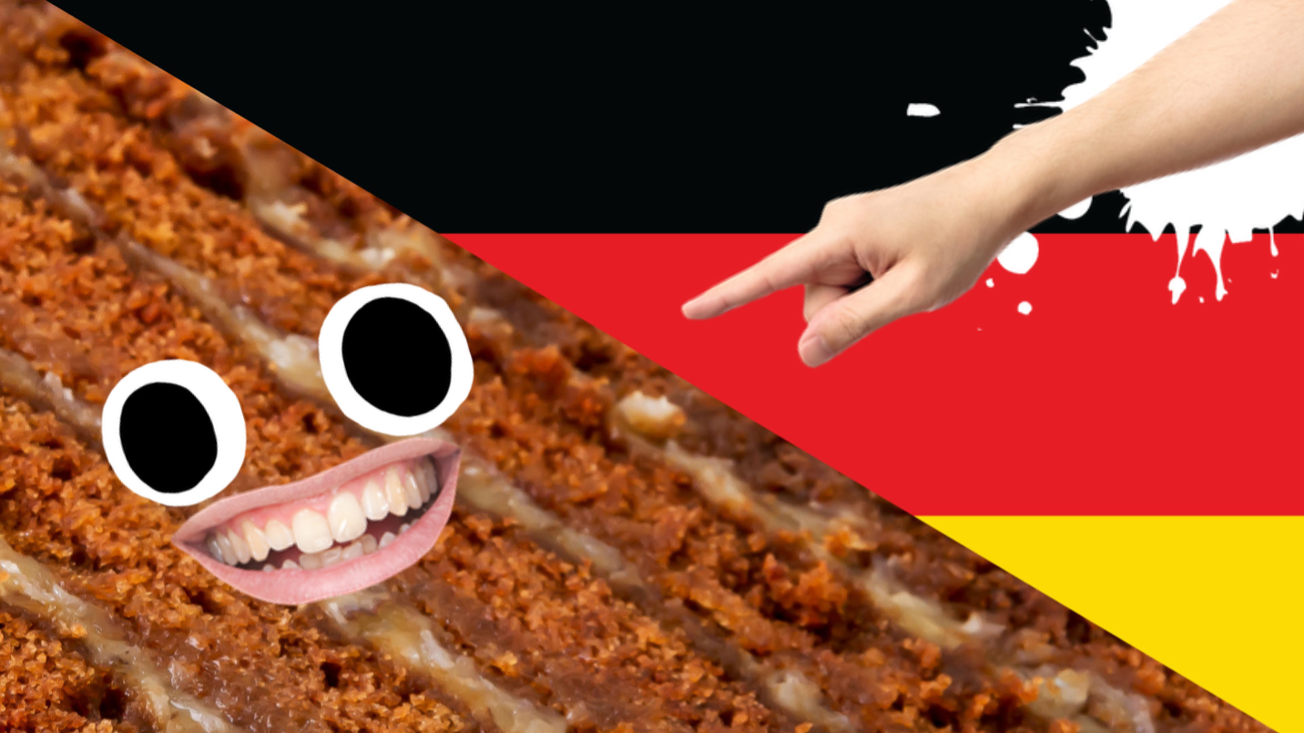 A German chocolate cake