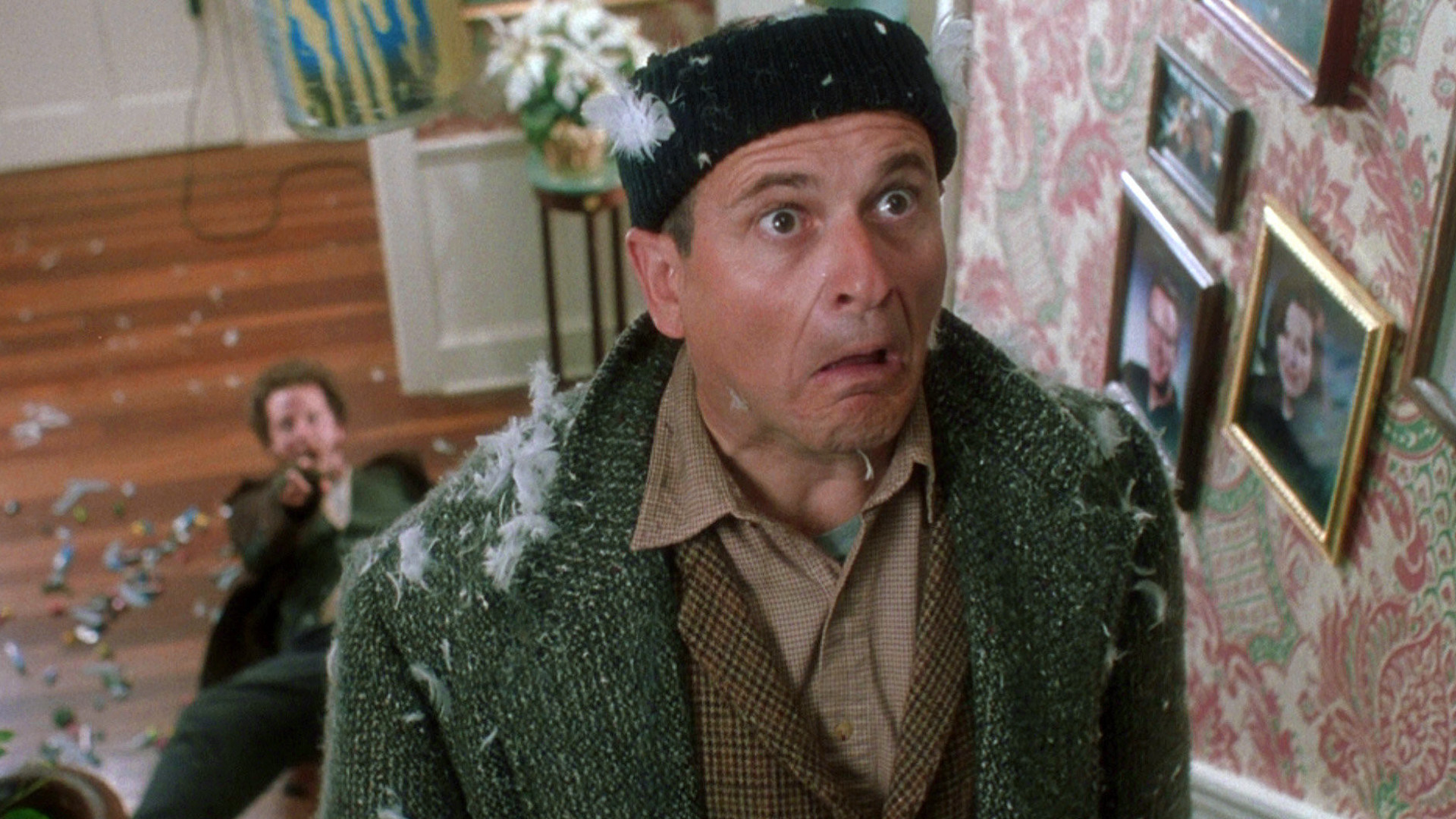 A scene from Home Alone