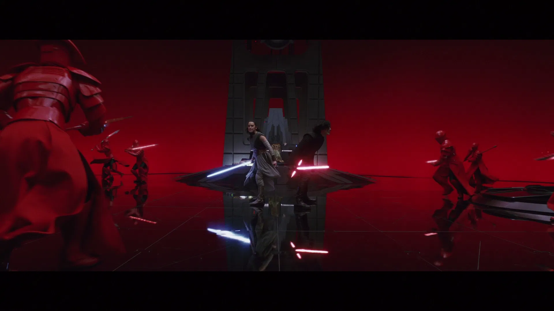 A scene from Star Wars: The Last Jedi