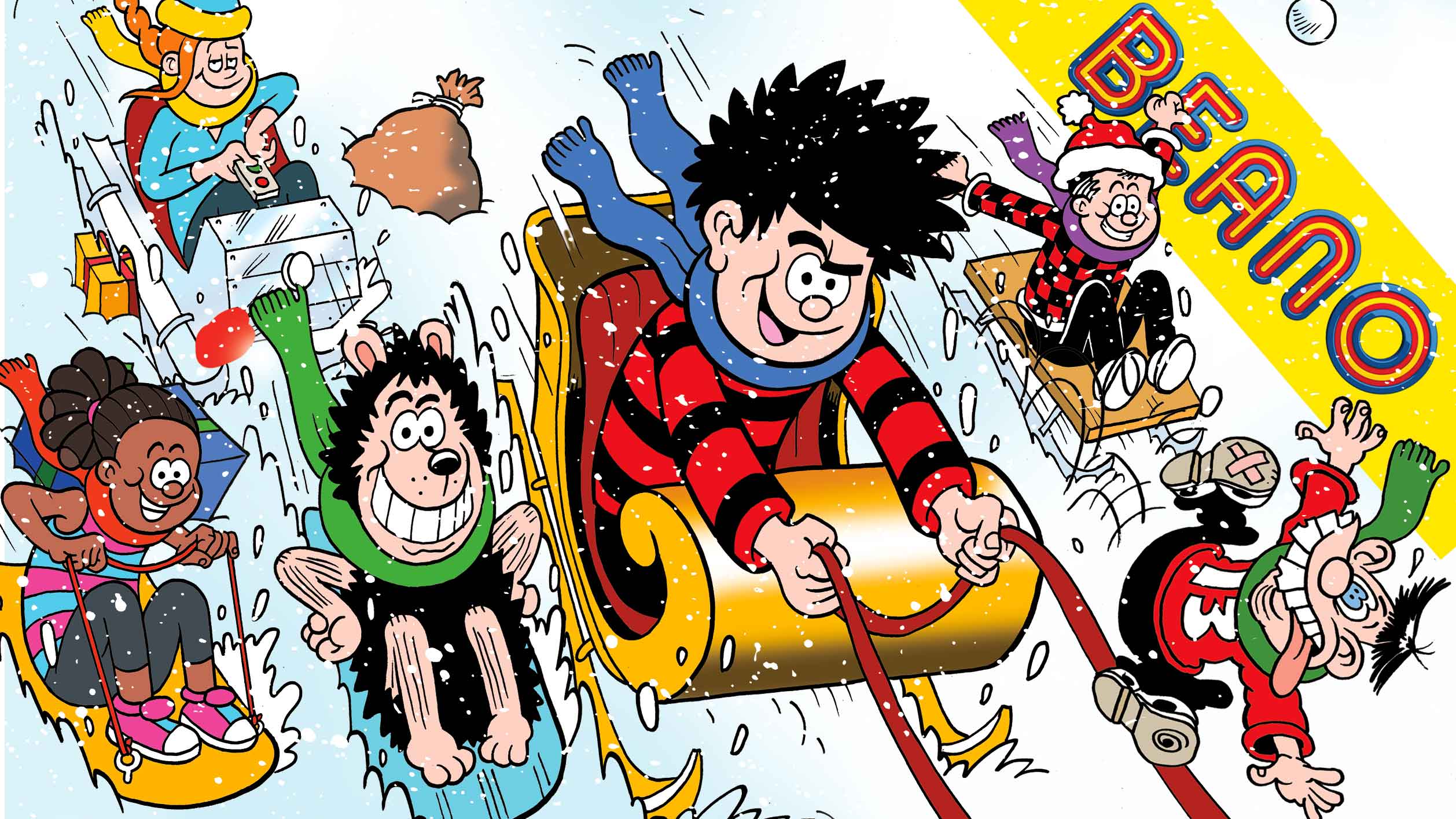 Inside Beano no. 4065 - The Snowball Fight Before Christmas!
