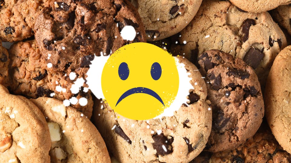 A sad cookie fan