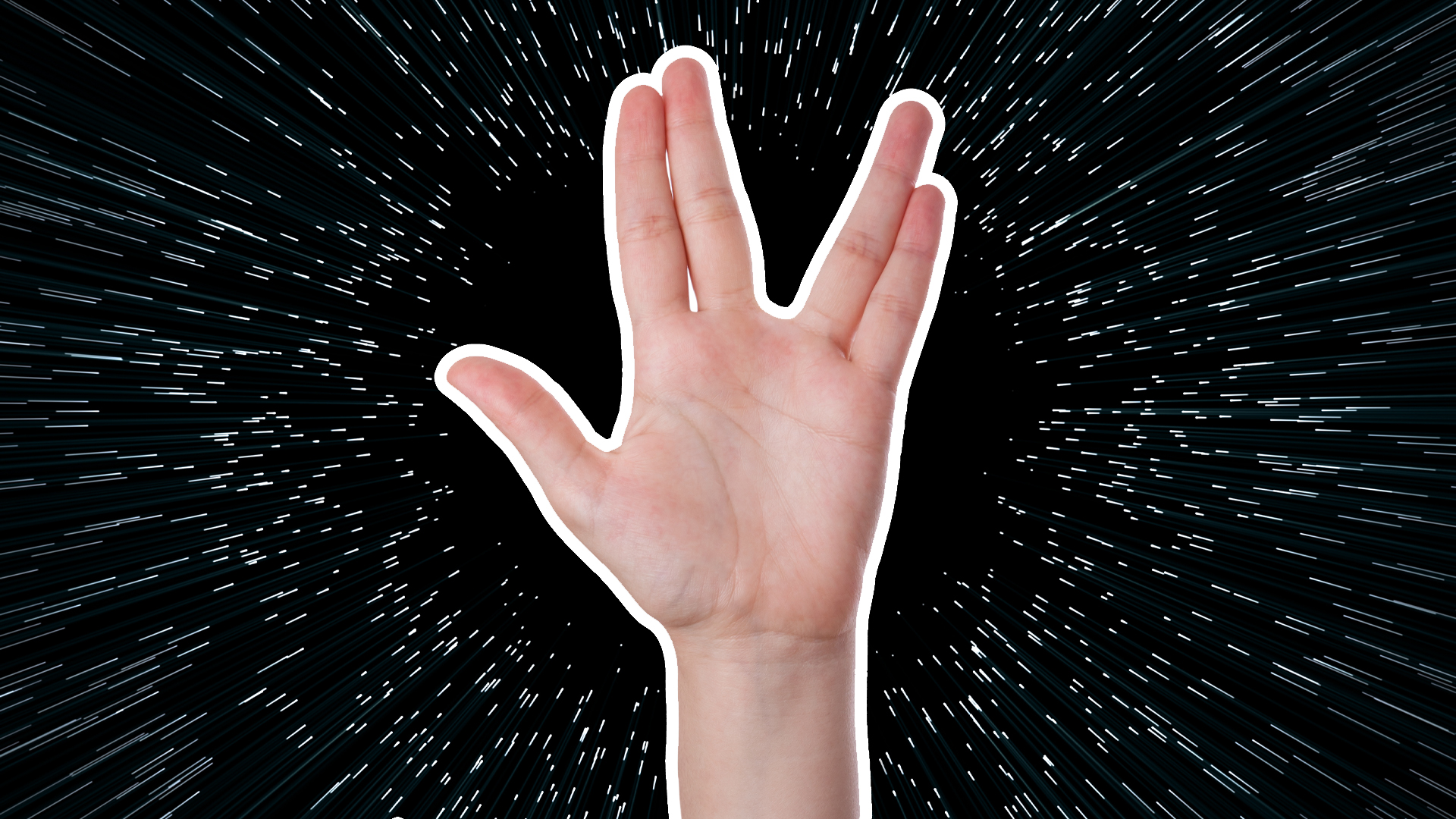A space hand sign