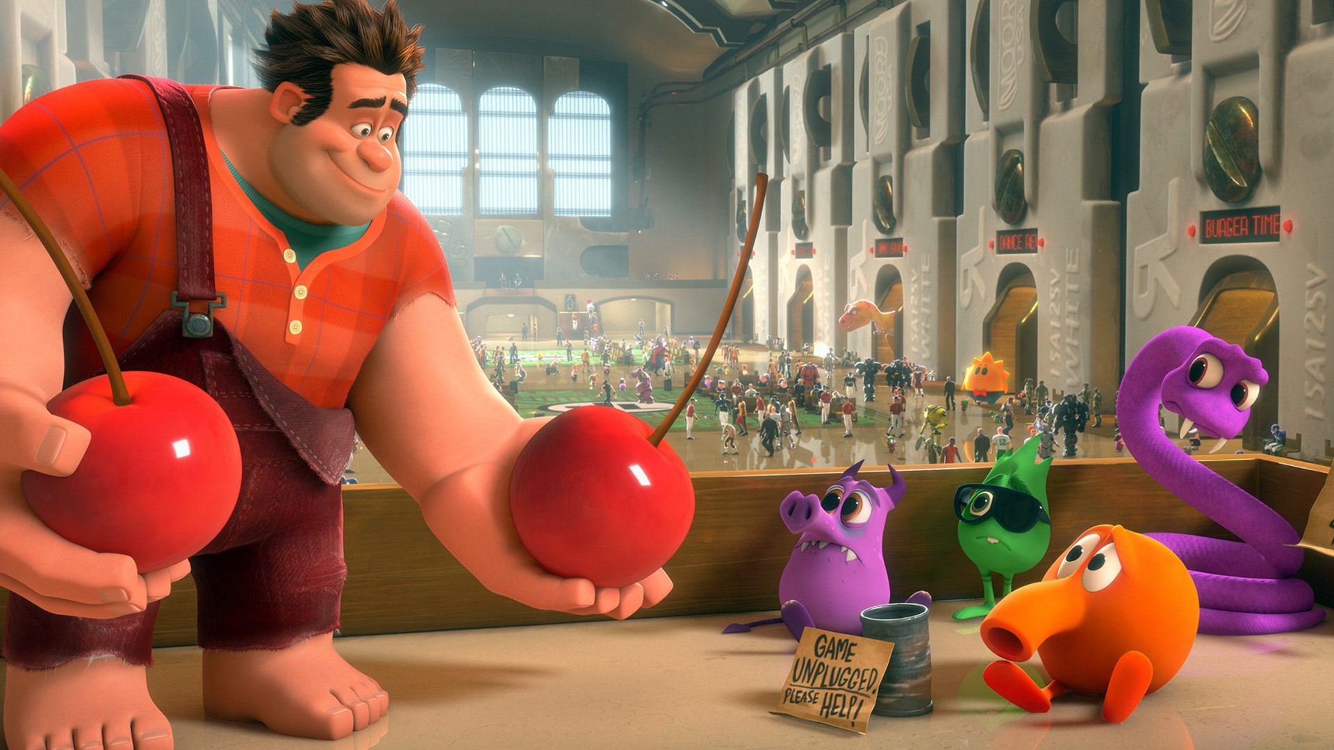 A scene from Wreck-It Ralph