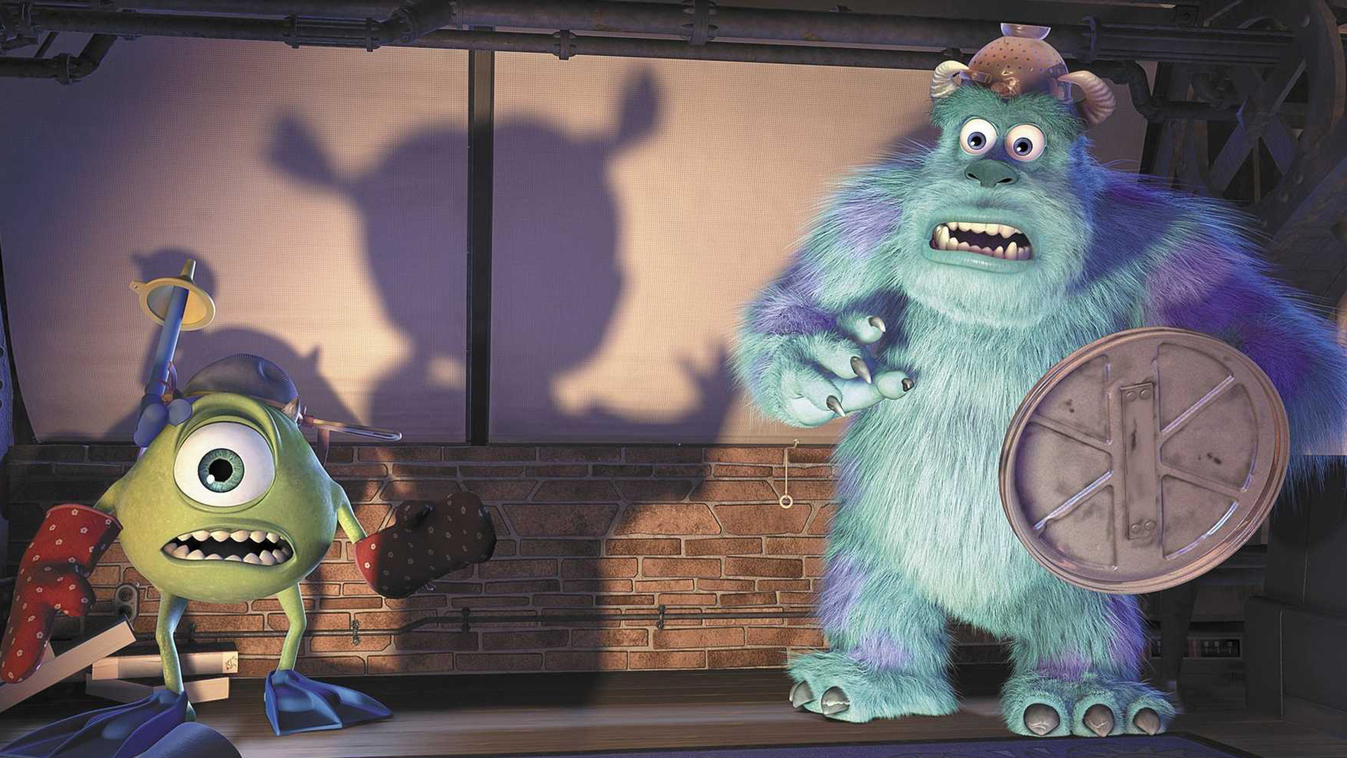 A scene from Monsters Inc